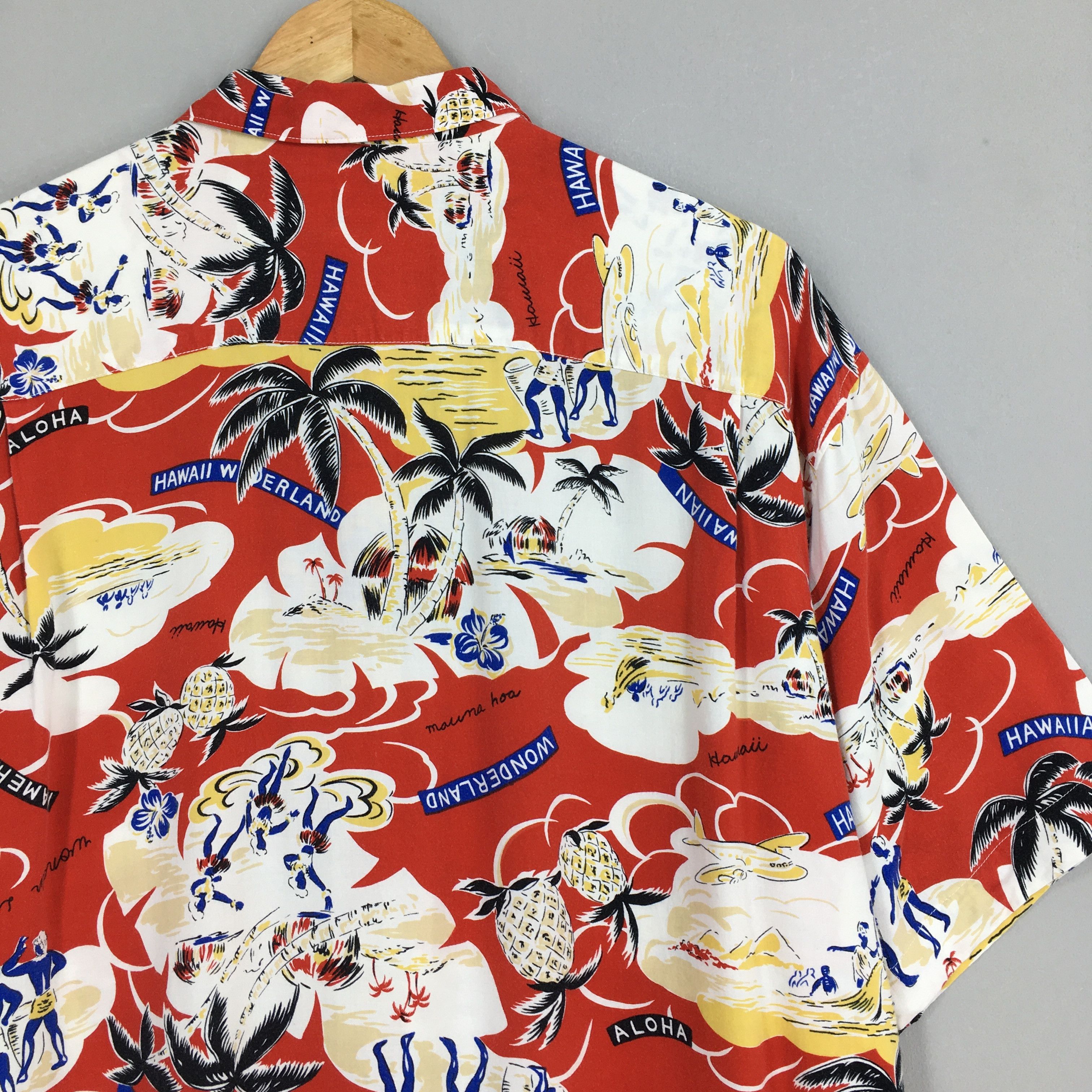 Vintage Vintage Kearney House Hawaiian Hula Girl Aloha Tropical Size US M / EU 48-50 / 2 - 8 Thumbnail