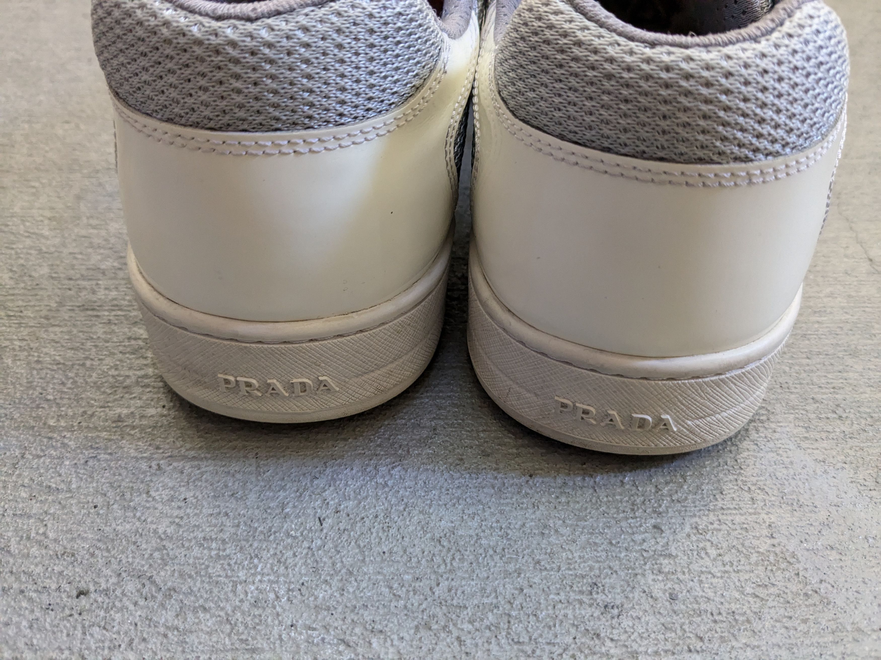 Prada Prada America's Cup White Patent Leather 8 Low Silver Red Size US 8 / EU 41 - 18 Thumbnail