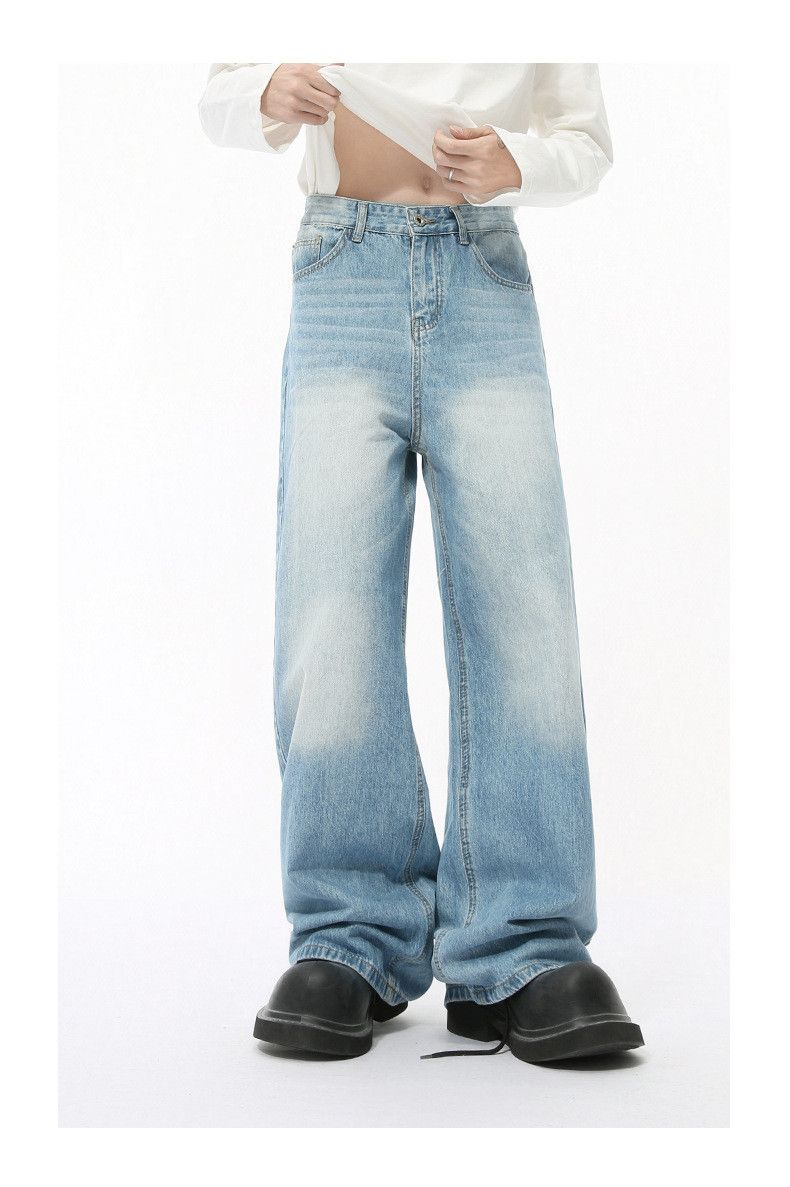 Japanese Brand Japanese retro wide-leg straight-leg Vibe jeans Size US 32 / EU 48 - 2 Thumbnail
