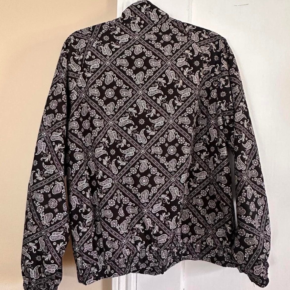 Supreme Supreme Bandana Track Jacket - SS18 (Black) Size US M / EU 48-50 / 2 - 2 Thumbnail