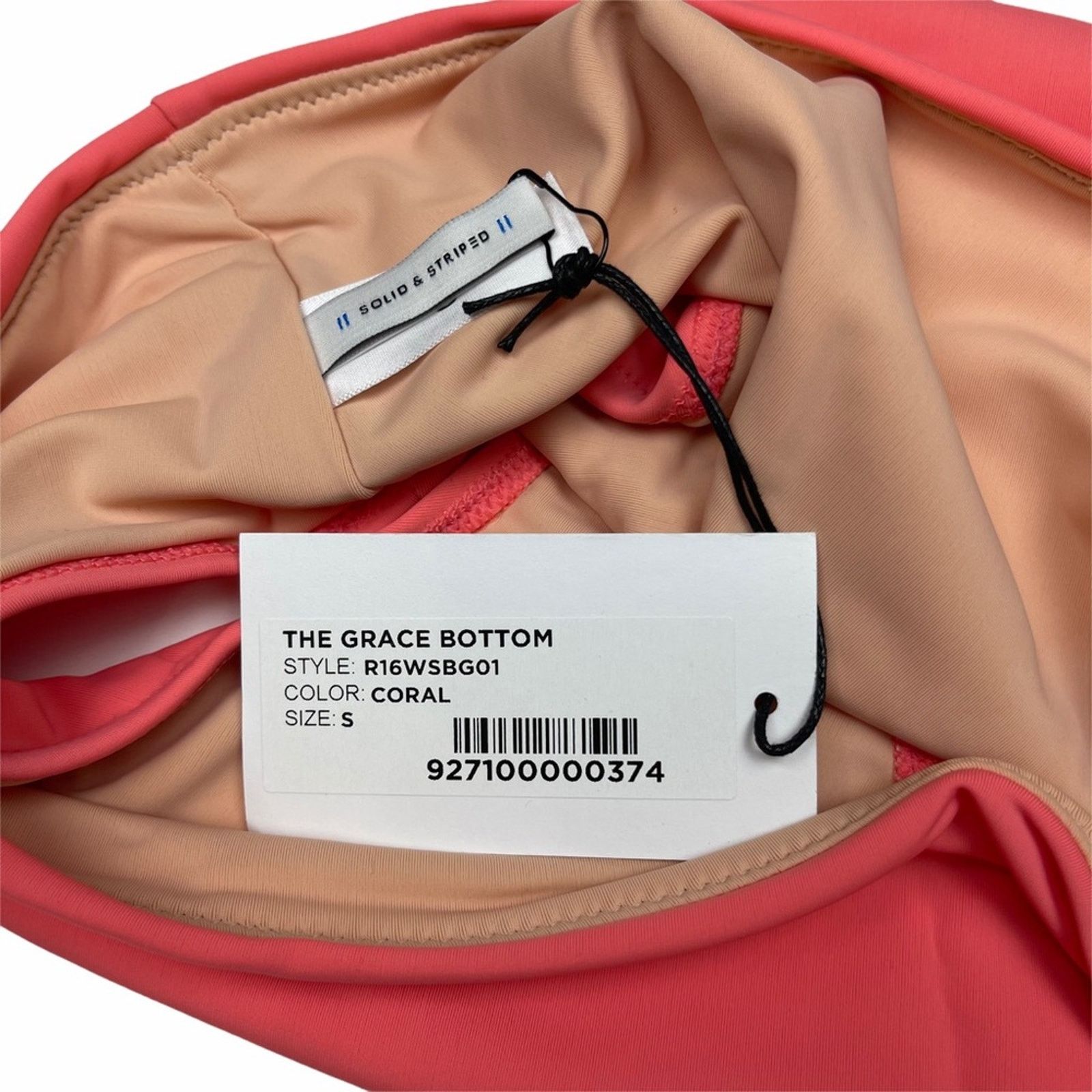 Solid & Striped Solid & Striped The Grace Swim Bottom Coral Small Size ONE SIZE - 8 Thumbnail