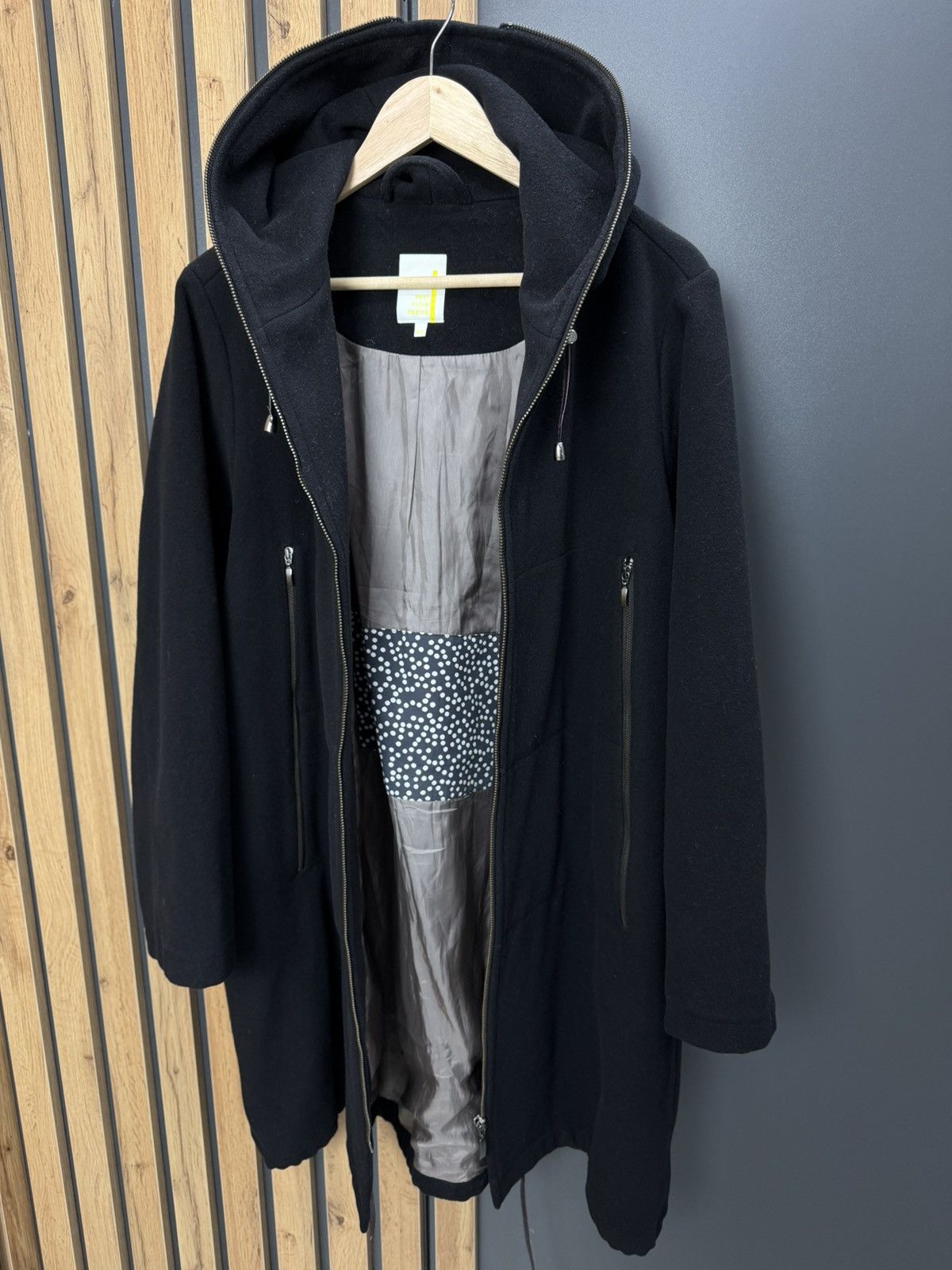 Other Pret Pour Partir Wool Cashmere Hooded Coat Size 42 Size M / US 6-8 / IT 42-44 - 12 Thumbnail