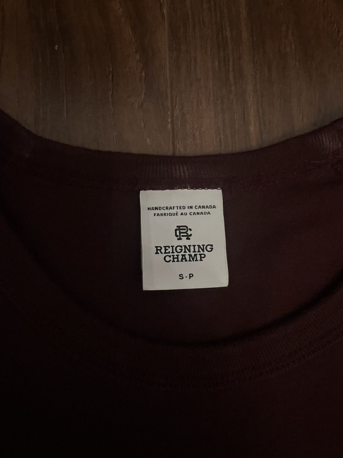 Reigning Champ Reigning Champ Lightweight Jersey Long Sleeve Shirt Size US S / EU 44-46 / 1 - 4 Thumbnail