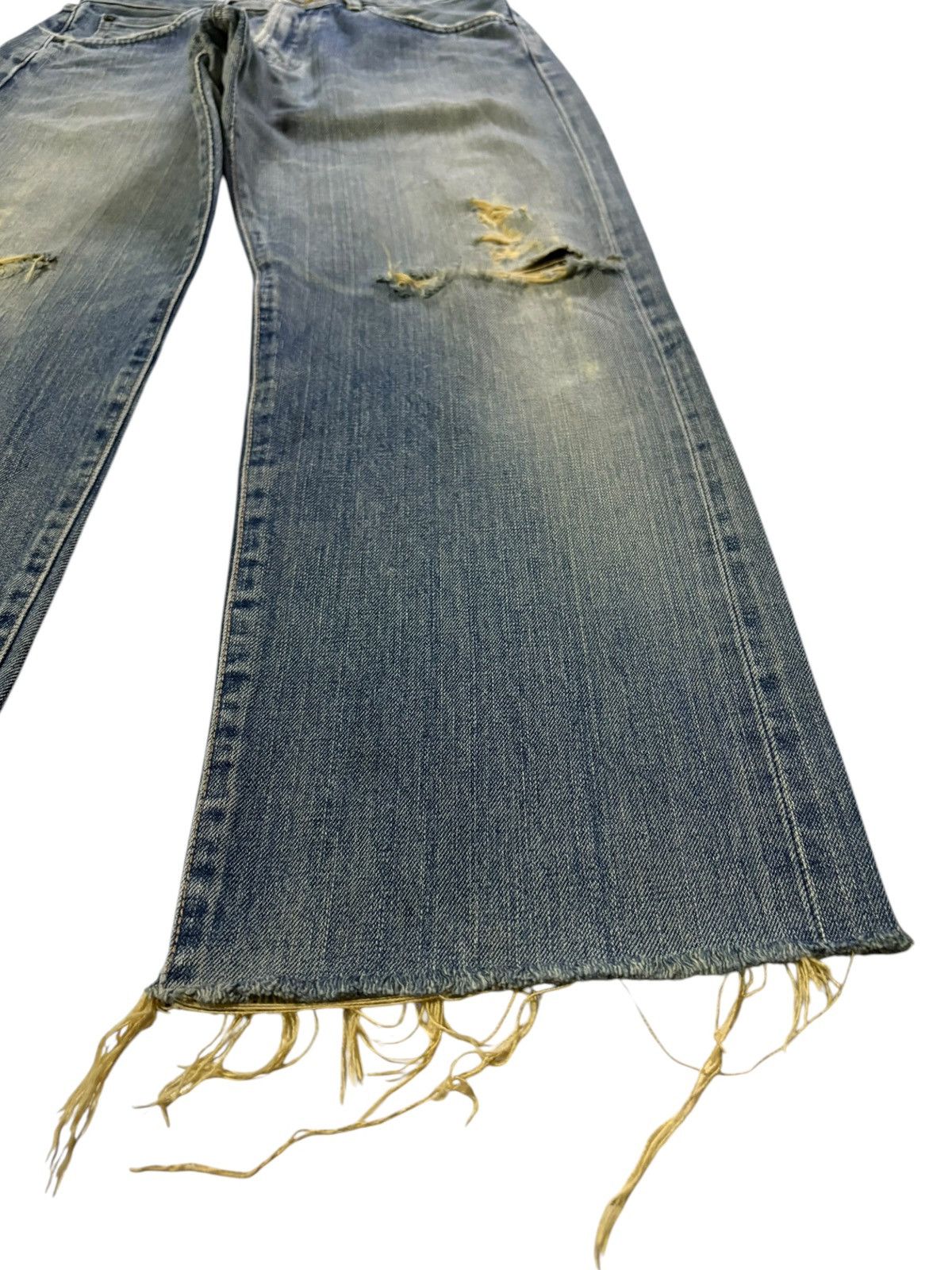 Edwin × Japanese Brand Vintage Japanese Edwin 505x Selvedge Mud Wash Baggy Jeans Size US 30 / EU 46 - 8 Thumbnail