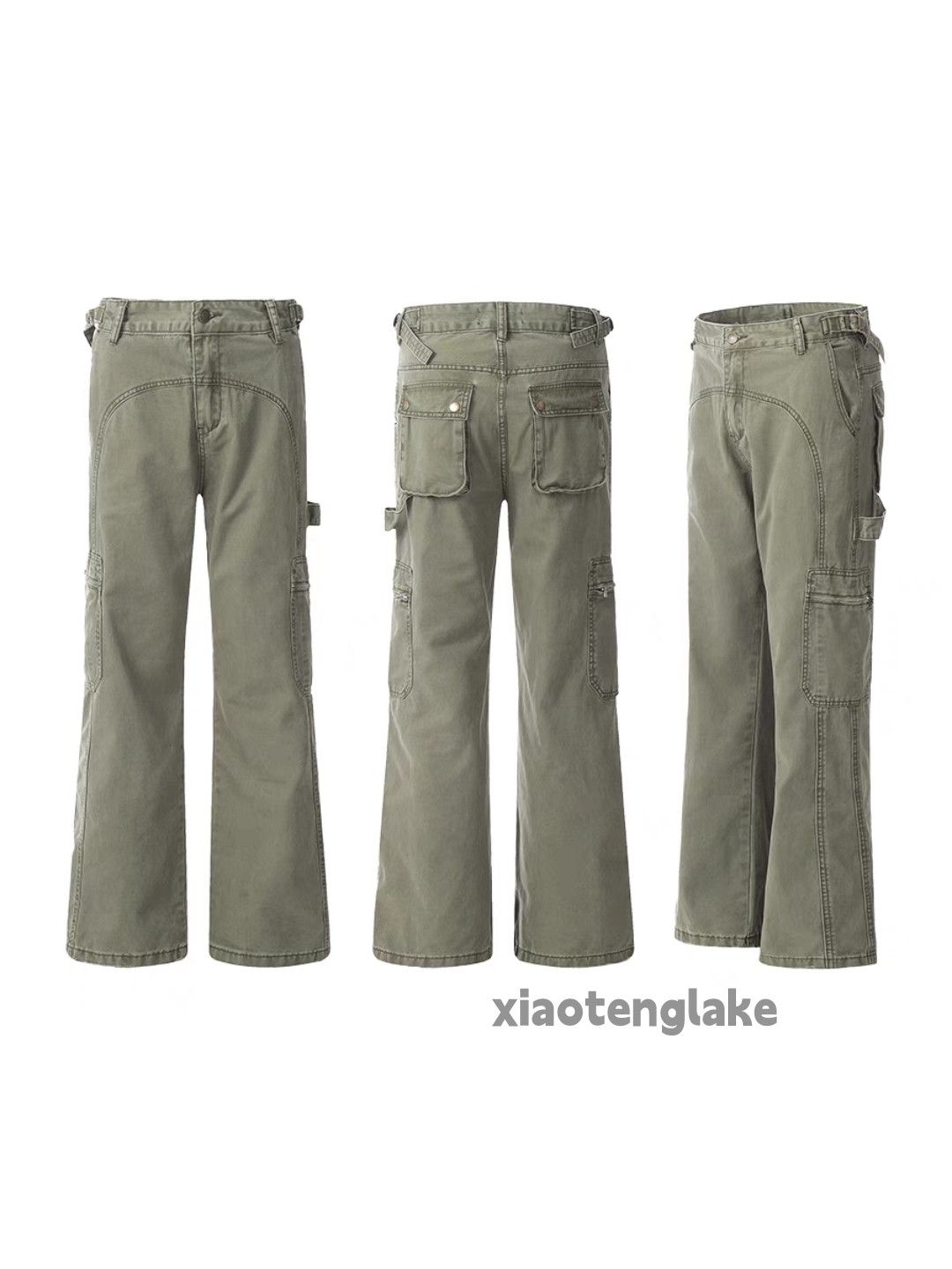 Vintage Utility loose baggy skate hiphop yuppie cargo pants Size US 30 / EU 46 - 5 Thumbnail