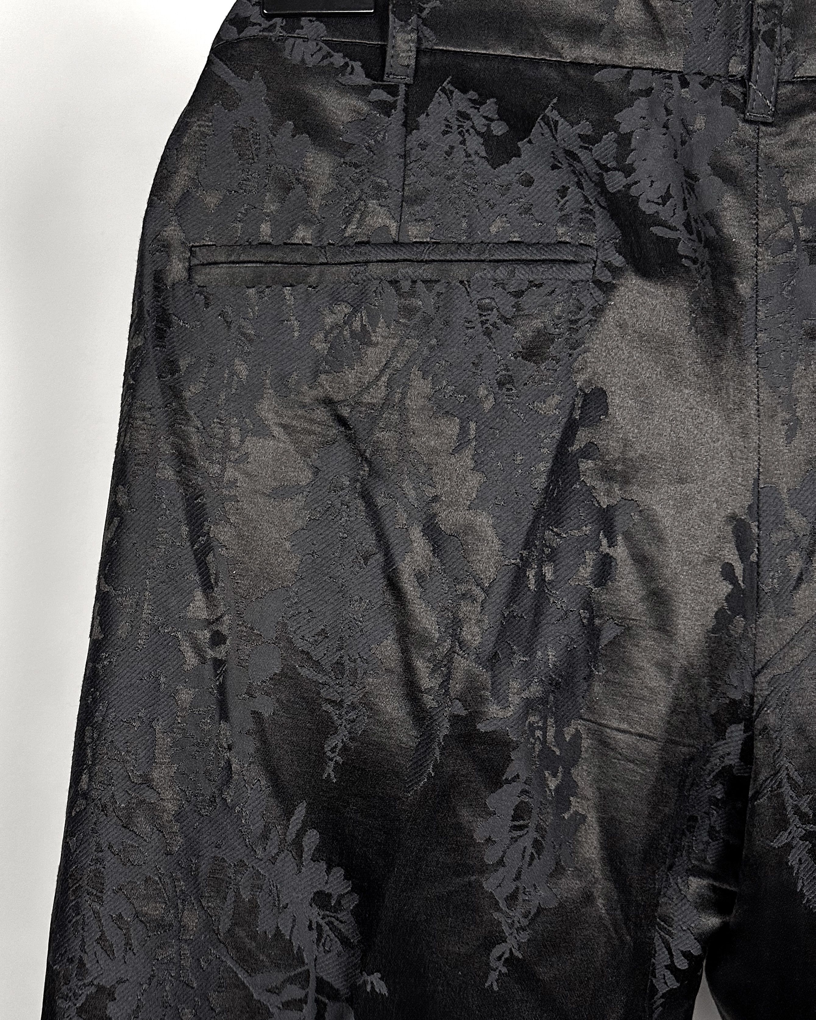 Ann Demeulemeester Ann Demeulemeester Floral Satin Cropped Pants Size US 36 / EU 52 - 7 Thumbnail