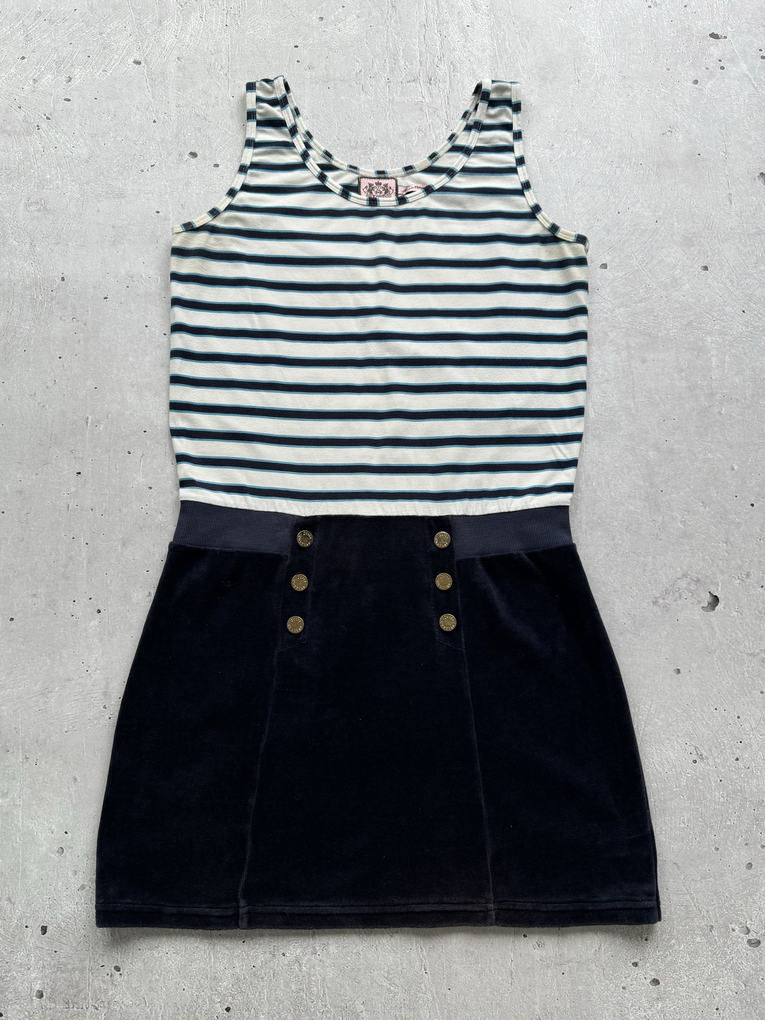 Juicy Couture Juicy Couture Vintage Striped Mini Dress Size M / US 6-8 / IT 42-44 - 1 Thumbnail