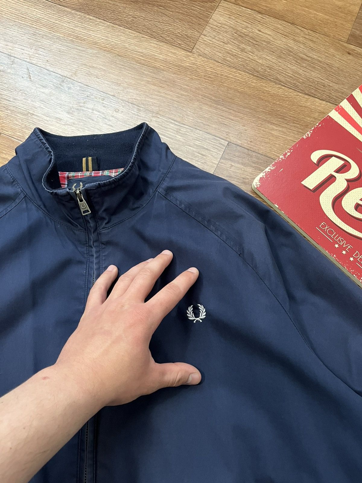 Fred Perry Vintage Fred Perry Casual Basic Jacket Size US XL / EU 56 / 4 - 3 Thumbnail