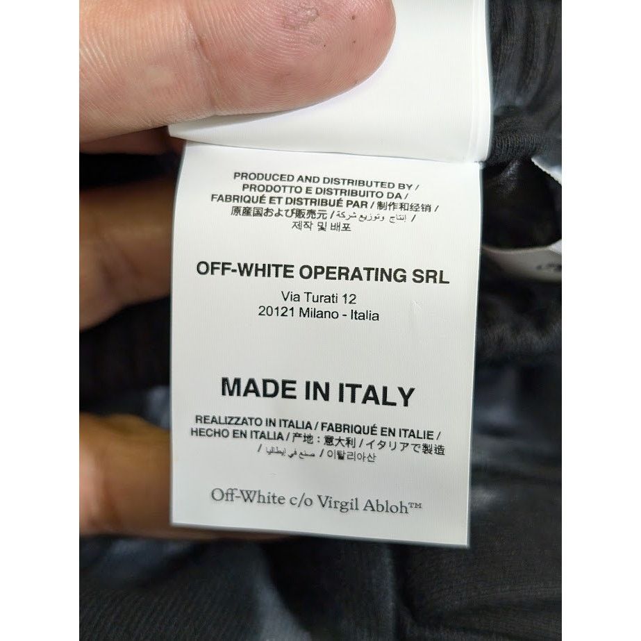 Off-White o1rshd1 Diag Tie Dye Sweatshorts in Warm Grey White Size US 30 / EU 46 - 22 Thumbnail