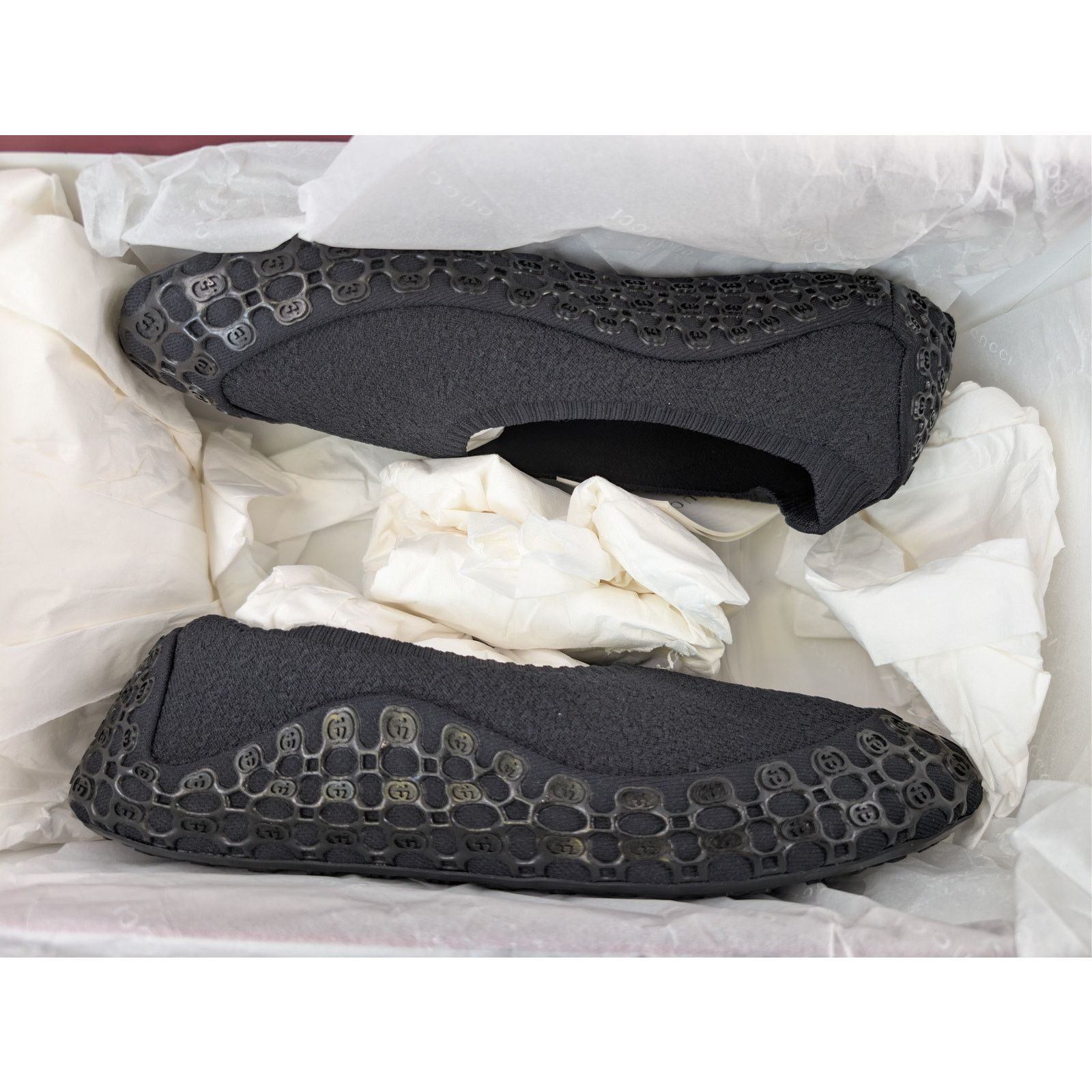 Gucci o1rshd1 Elastic Fabric slip-ons Shoes in Black Size US 10 / EU 43 - 20 Thumbnail