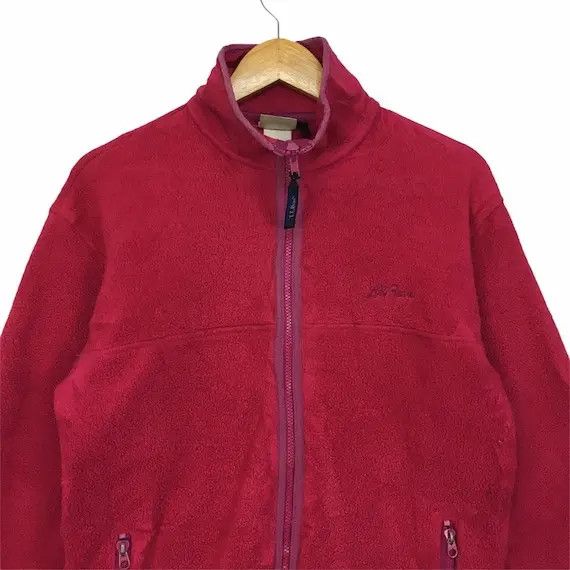 L.L. Bean L.L BEAN Freeport Maine Zip Up Fleece Sweater Spell Out Size S / US 4 / IT 40 - 2 Thumbnail