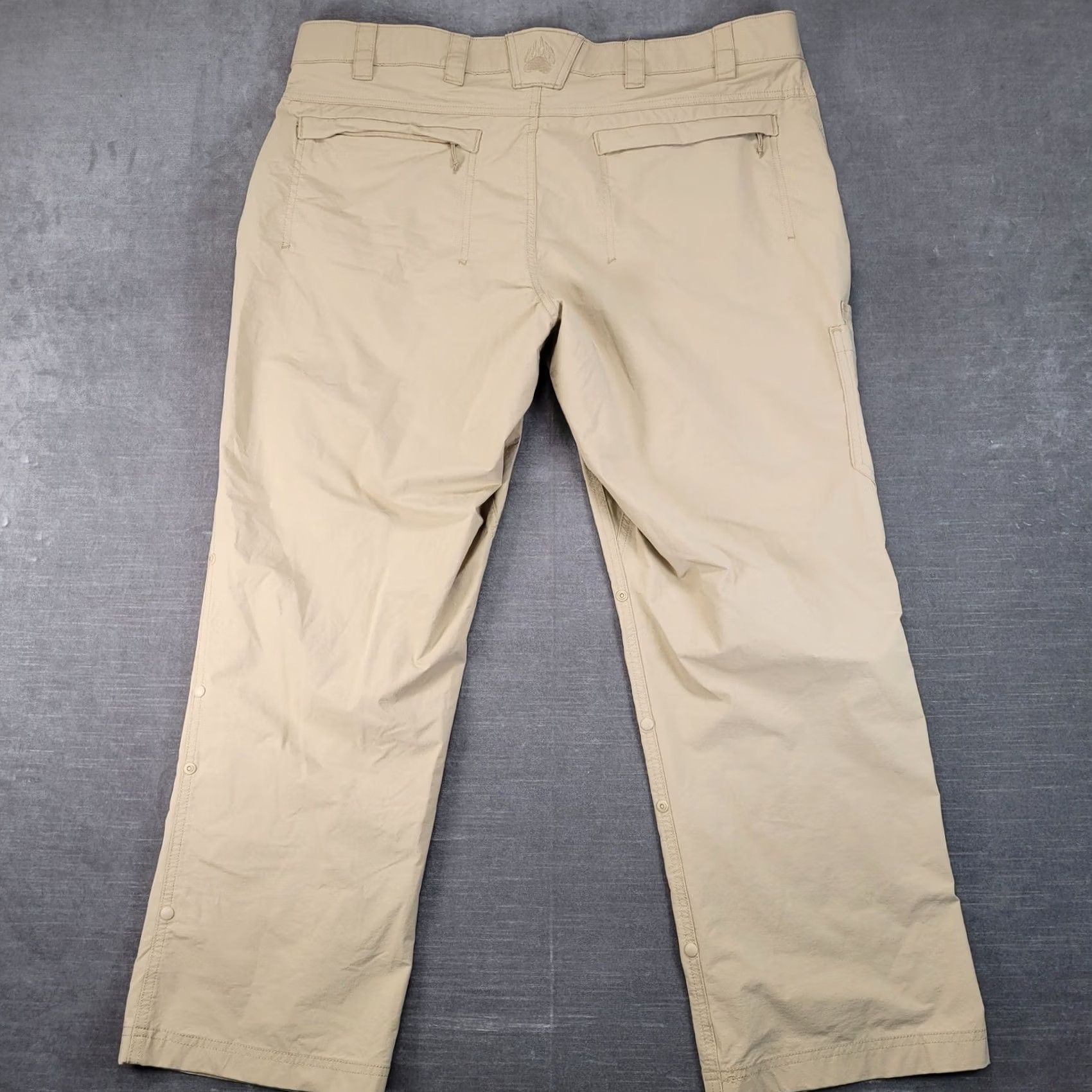 CO Alaskan Hardgear Duluth Trading Co Mens 40x30 Khaki Cargo Pants Size US 40 / EU 56 - 5 Thumbnail