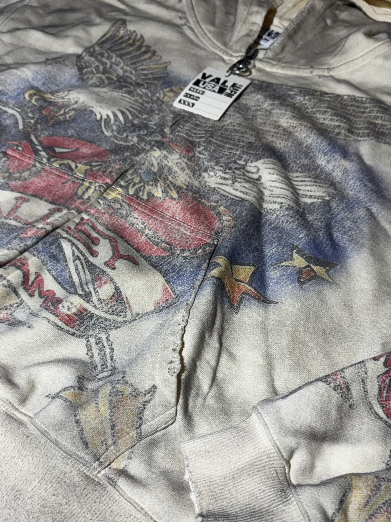 Vale Vale Forever Nostalgia Zip Up ‘Tattered/Cream’ Size US M / EU 48-50 / 2 - 4 Thumbnail