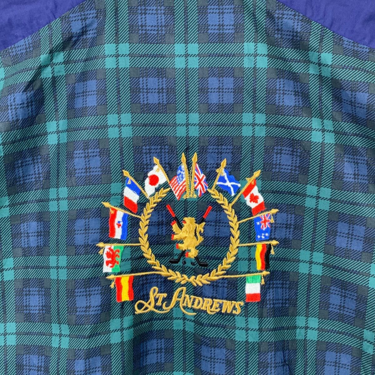 Vintage Vintage STARBUS Scotland St Andrew Checkered Light Jacket Size US XL / EU 56 / 4 - 7 Thumbnail