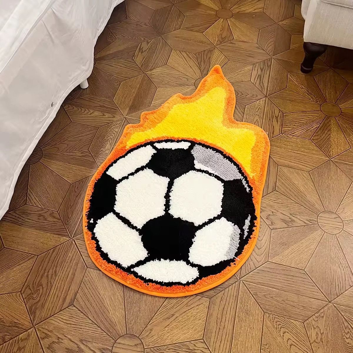Handmade Designer Fluffy Tufted Ball Home Decoration Rug Carpet Size ONE SIZE - 2 Thumbnail