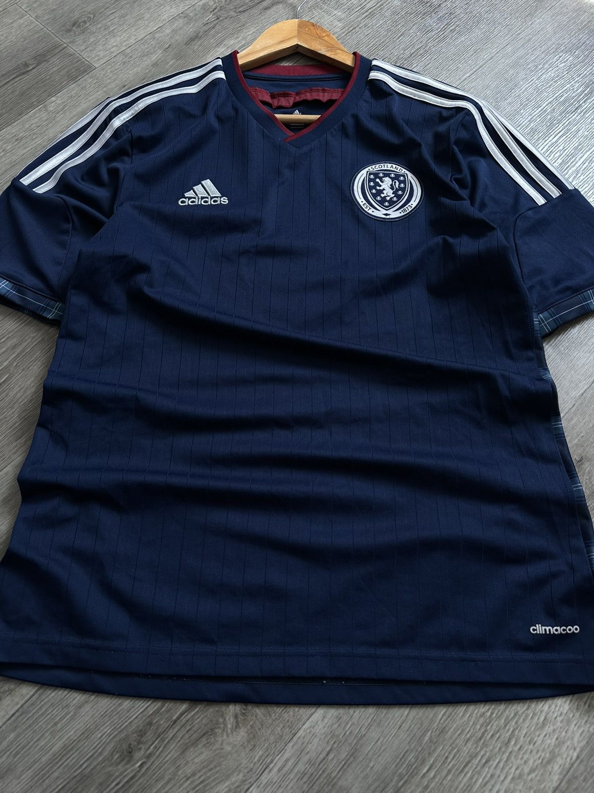 Adidas 🫧ADIDAS SCOTLAND 14-15ss Home Football Soccer Jersey M Size US M / EU 48-50 / 2 - 4 Thumbnail