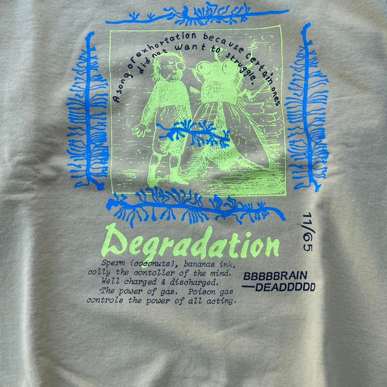 Brain Dead Brain dead degradation mustard sweatshirt Size US S / EU 44-46 / 1 - 2 Thumbnail