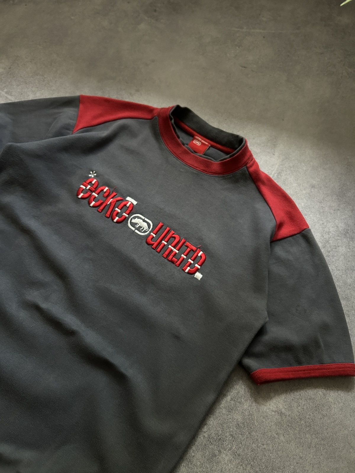 Ecko Unltd. × Vintage Vintage Ecko Unltd big logo heavy shits mens Size US M / EU 48-50 / 2 - 2 Thumbnail