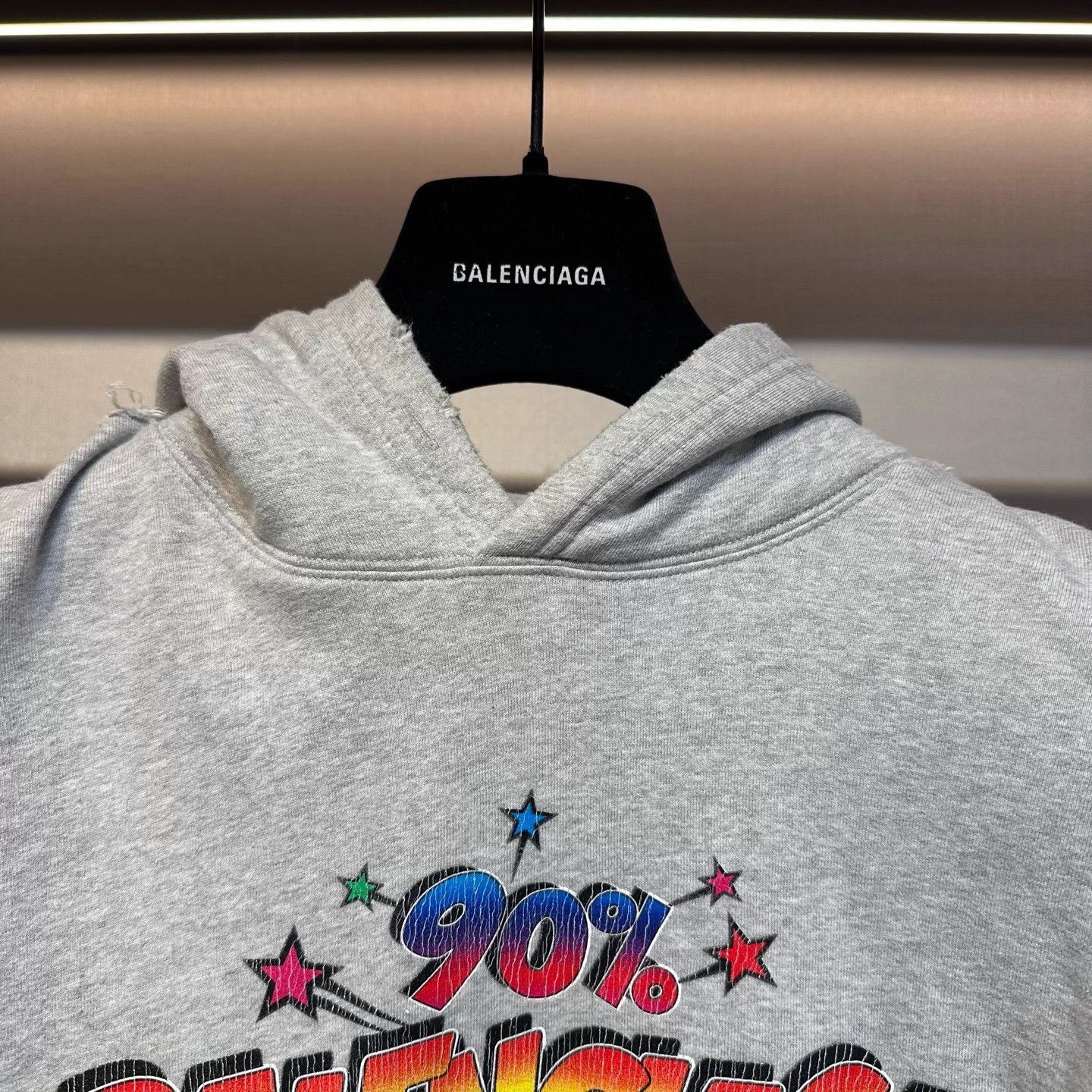 Balenciaga Balenciaga gray color splatter hoodie size 2 NWT Size US M / EU 48-50 / 2 - 3 Thumbnail
