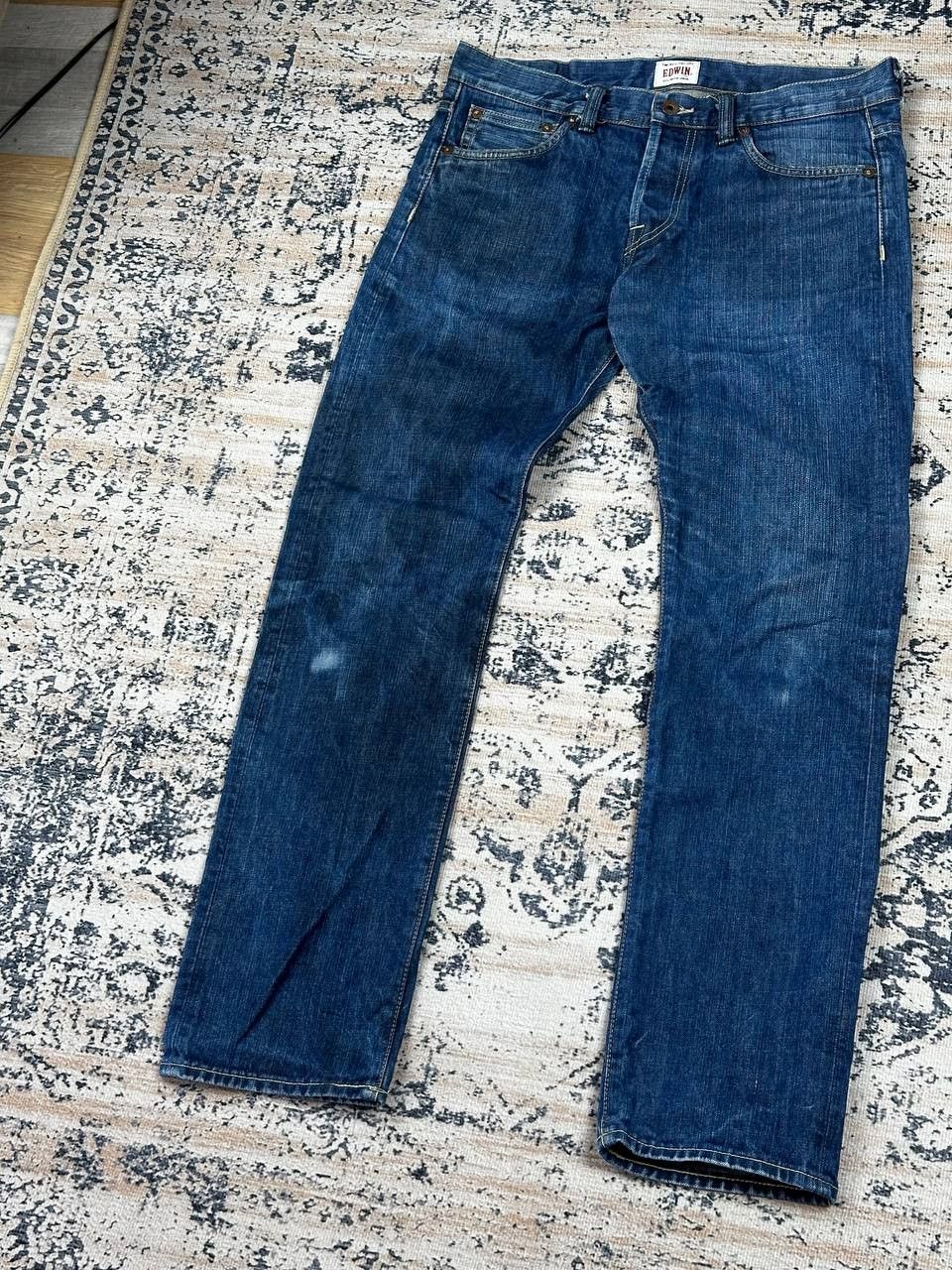 Edwin VINTAGE EDWIN Raw Denim Blue Made In Japan Jeans Size US 32 / EU 48 - 3 Thumbnail