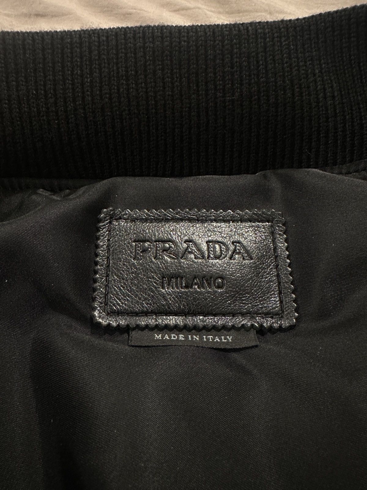 Prada Prada x Raf Simons Nappa Leather Bomber Jacket Size US L / EU 52-54 / 3 - 7 Thumbnail