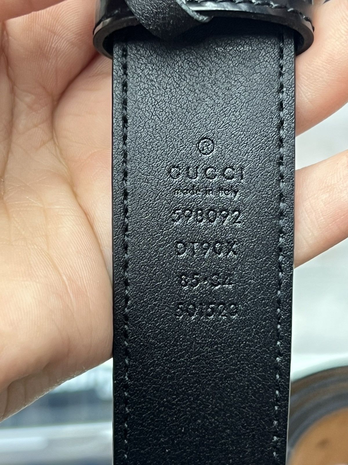 Gucci Gucci Black Belt Size 34 - 5 Thumbnail