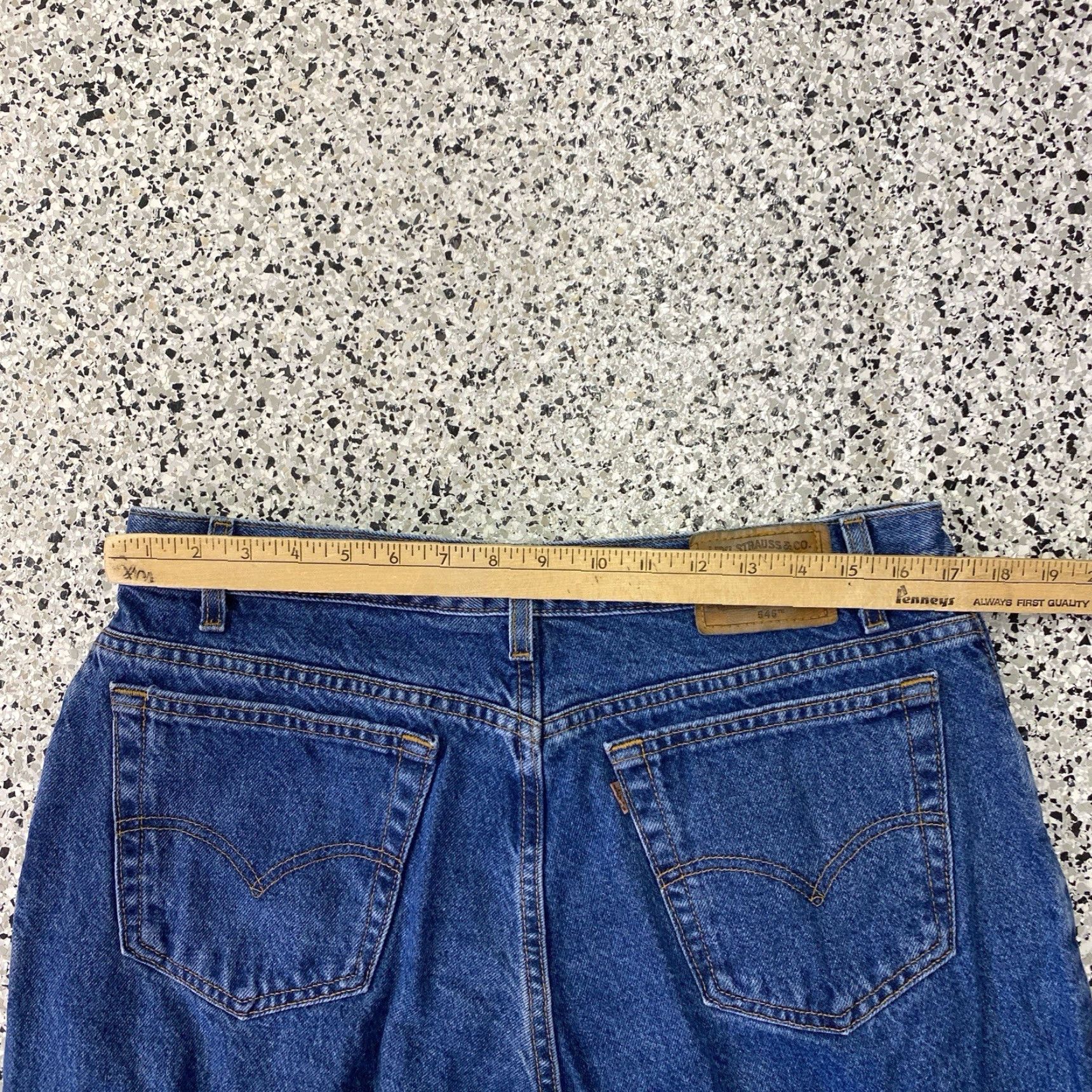 Levi's VINTAGE Levi's 545 Jeans Loose Fit Straight Leg 100% Cotton Denim Men 34x34 Blue Size US 34 / EU 50 - 6 Thumbnail