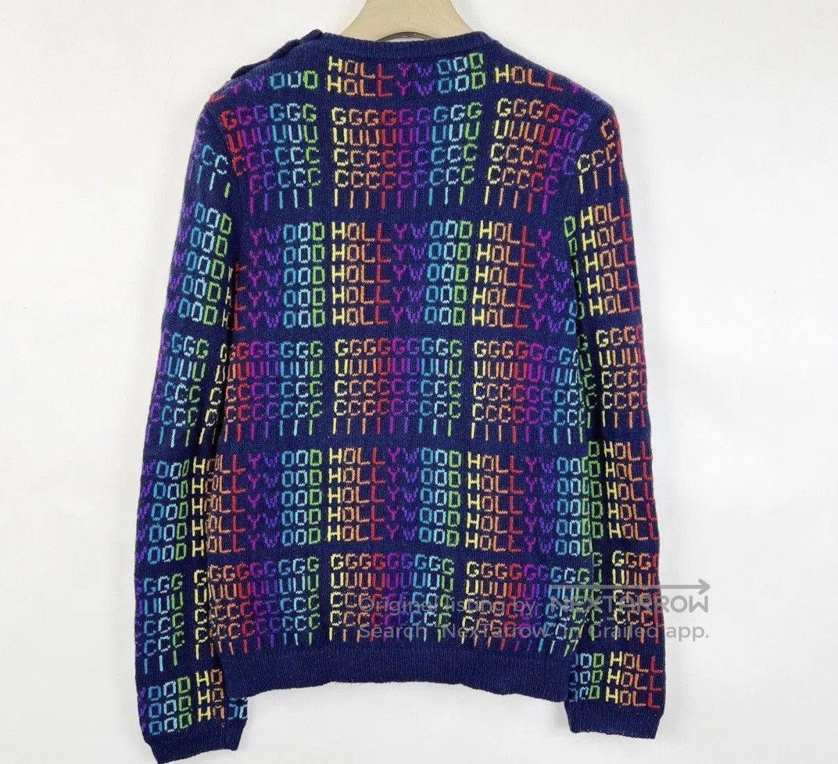 Gucci Blue XS Sweater with Colorful Pattern. Size US XS / EU 42 / 0 - 2 Thumbnail
