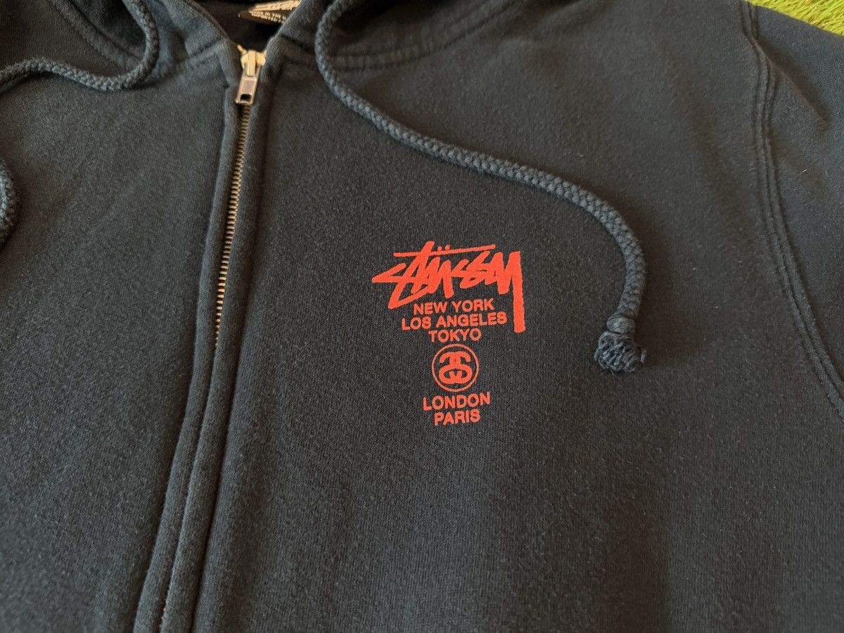 Stussy Vintage Stussy Camo Zip Up Hoodie Black Size US M / EU 48-50 / 2 - 5 Thumbnail