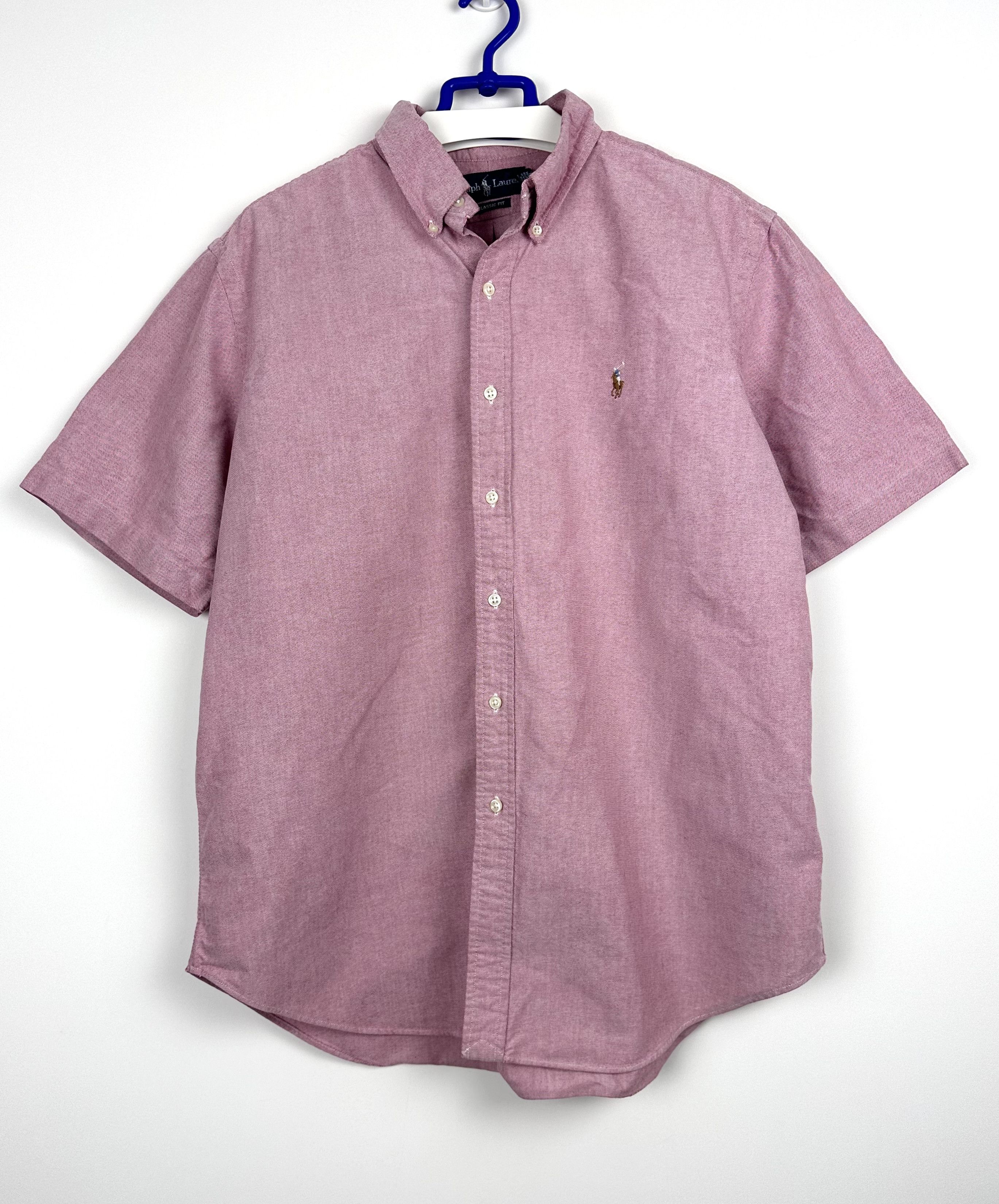 Ralph Lauren Polo Ralph Lauren Men's Oxford Shirt, Pink Short Size US XL / EU 56 / 4 - 1 Thumbnail