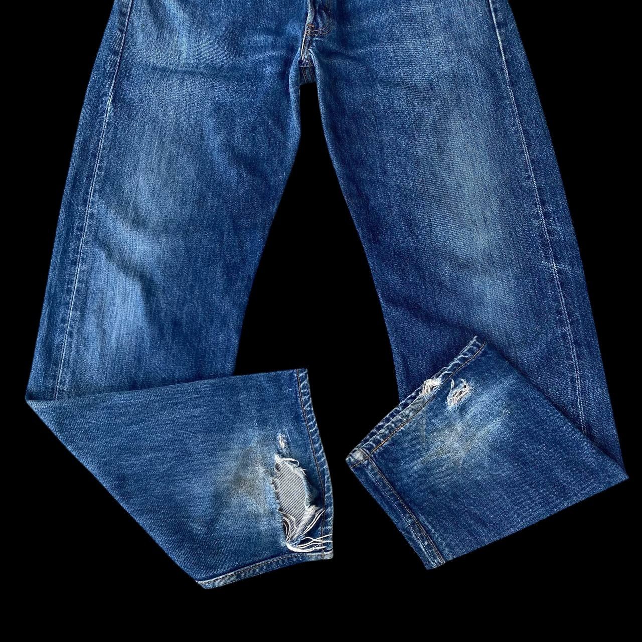 Levi's Vintage Clothing W34X31 VTG LEVIS 501 1999 DISTRESSED DENIM Size US 34 / EU 50 - 5 Thumbnail