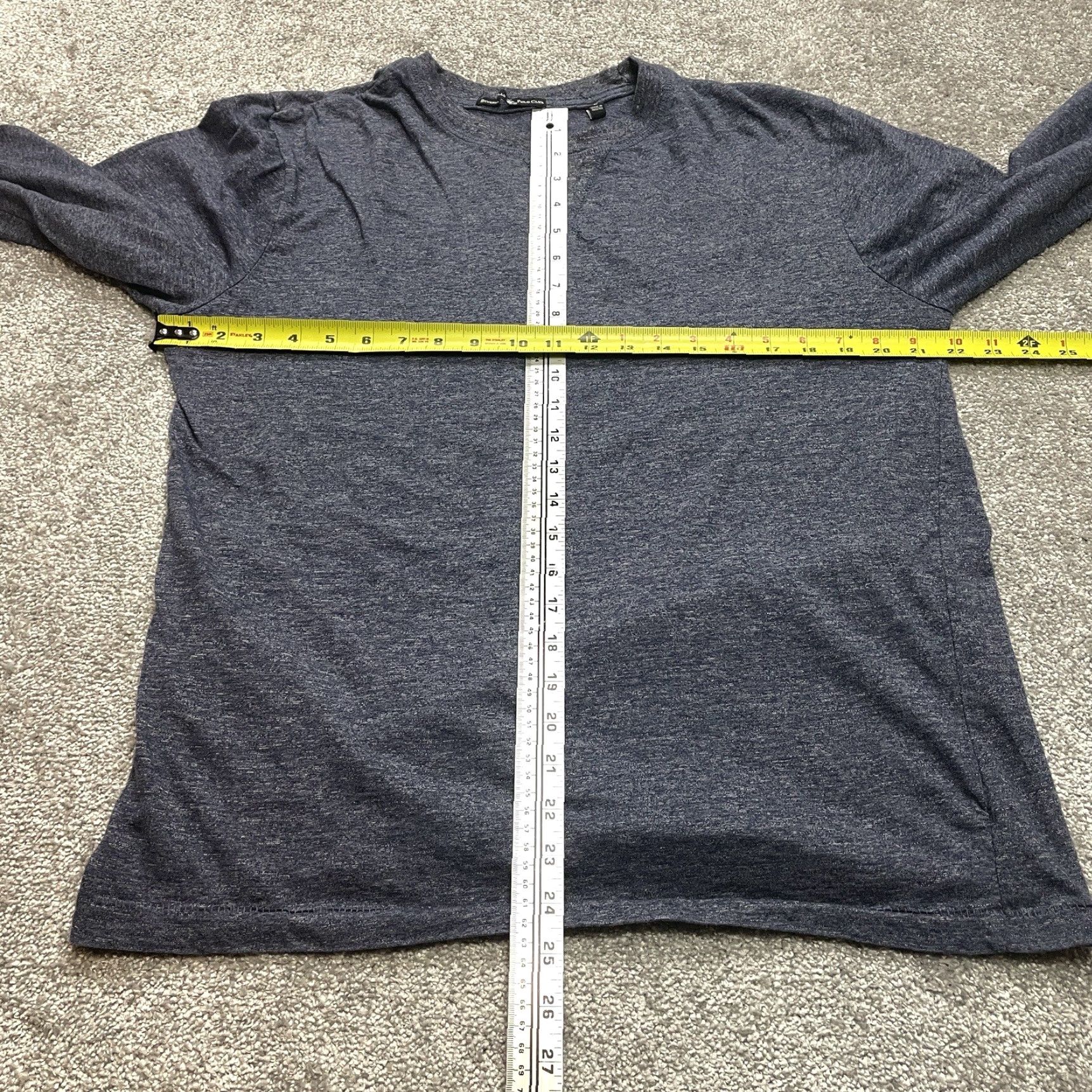 Beverly Hills Polo Club Beverly Hills Polo Club Men's Long Sleeve T-Shirt Blue Cotton Crew Neck Large Size US L / EU 52-54 / 3 - 4 Thumbnail