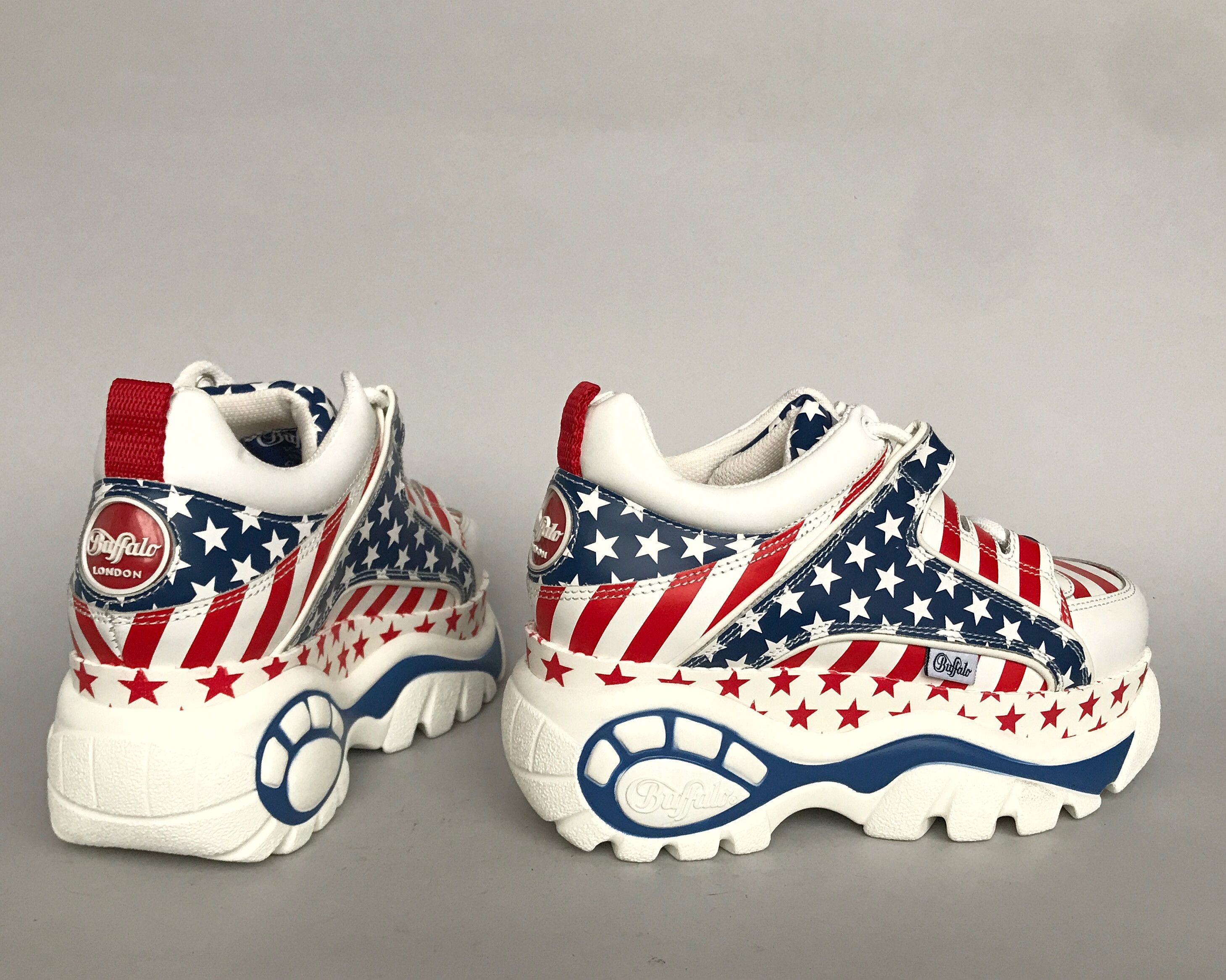 Buffalo London BUFFALO LONDON USA FLAG GORPCORE PLATFORM TRAINERS EU37 UK4 Size US 6.5 / IT 36.5 - 3 Thumbnail