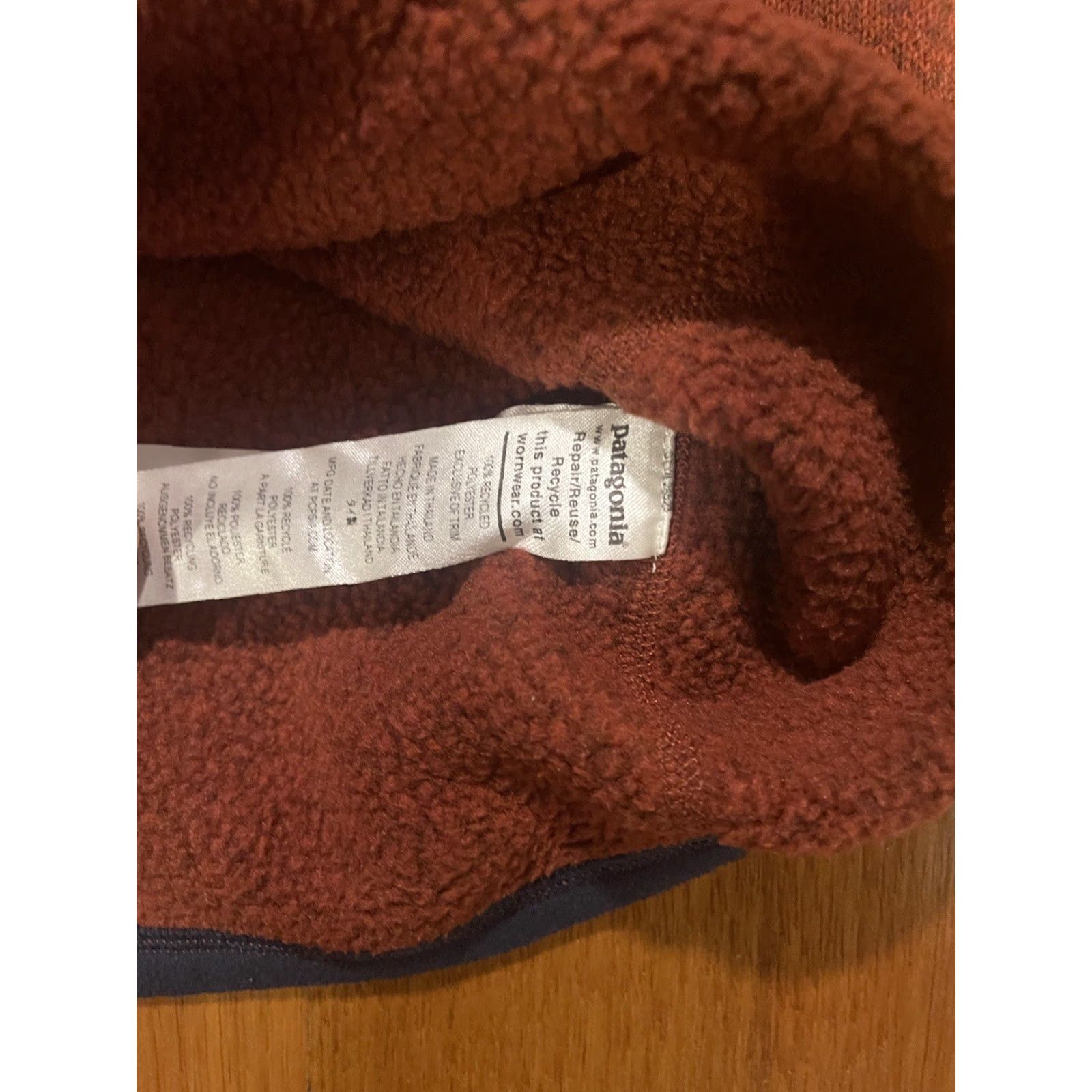 Patagonia PATAGONIA Better Sweater 1/4 Zip Knit Poly Sweater MENS L Red 2 Tone Jacket Vintage No Size US L / EU 52-54 / 3 - 7 Thumbnail