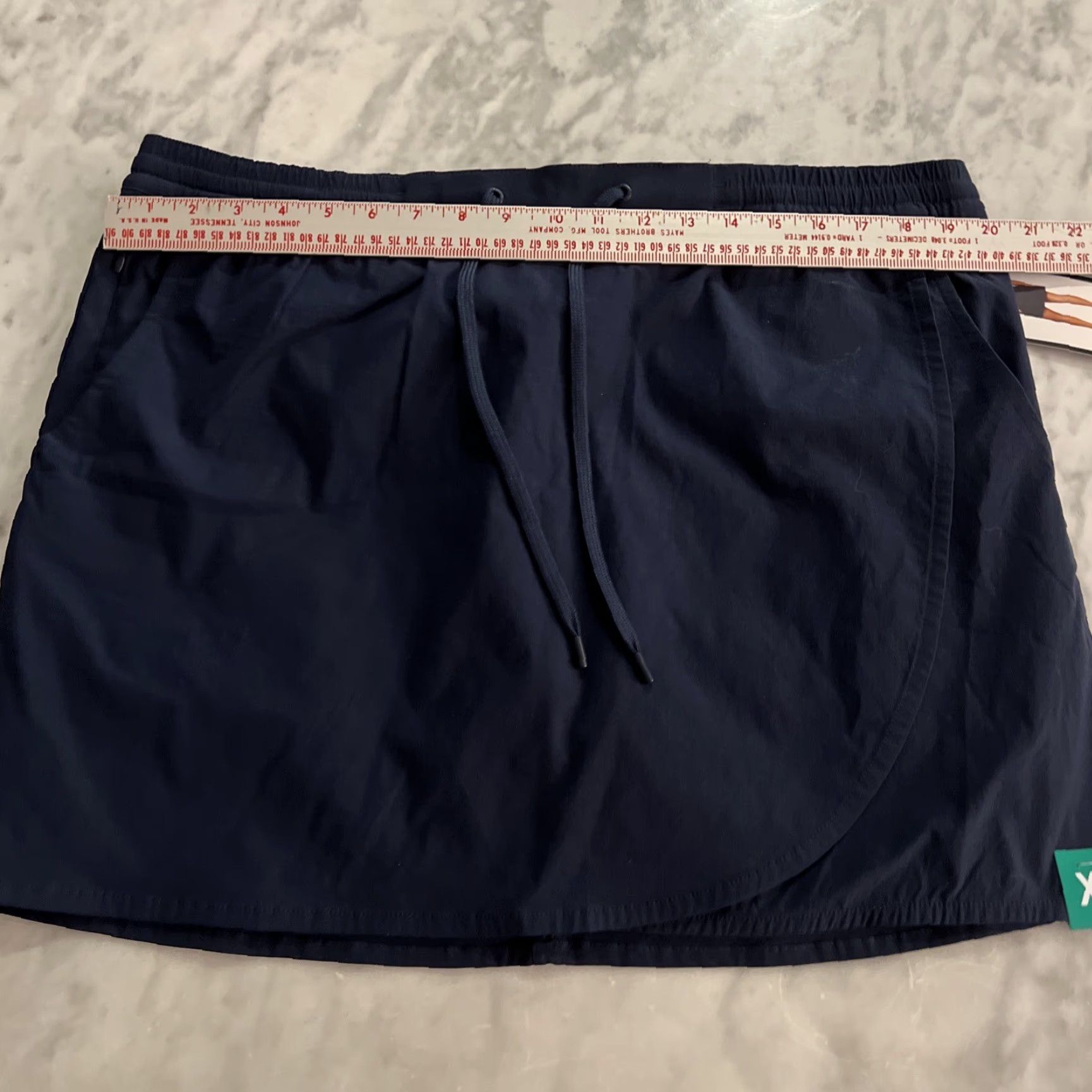 Eddie Bauer Eddie Bauer Women’s Skort XL Navy Blue Tulip Hem Casual Travel Short Stretch Spring Summer Size 40" / US 18 - 5 Thumbnail
