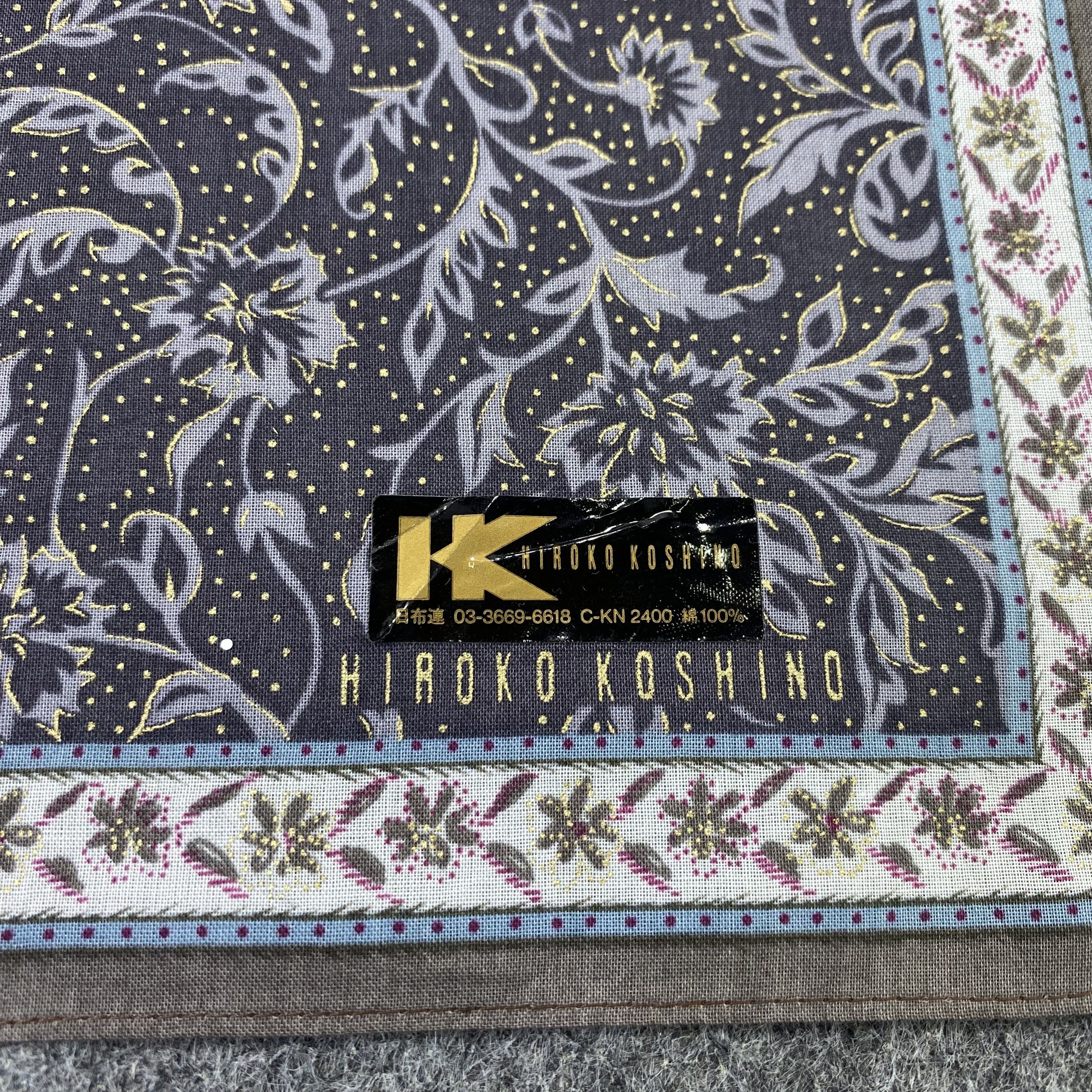 Japanese Brand Hiroko Koshino Handkerchief Neckerchief Bandana-B2077 Size ONE SIZE - 7 Thumbnail