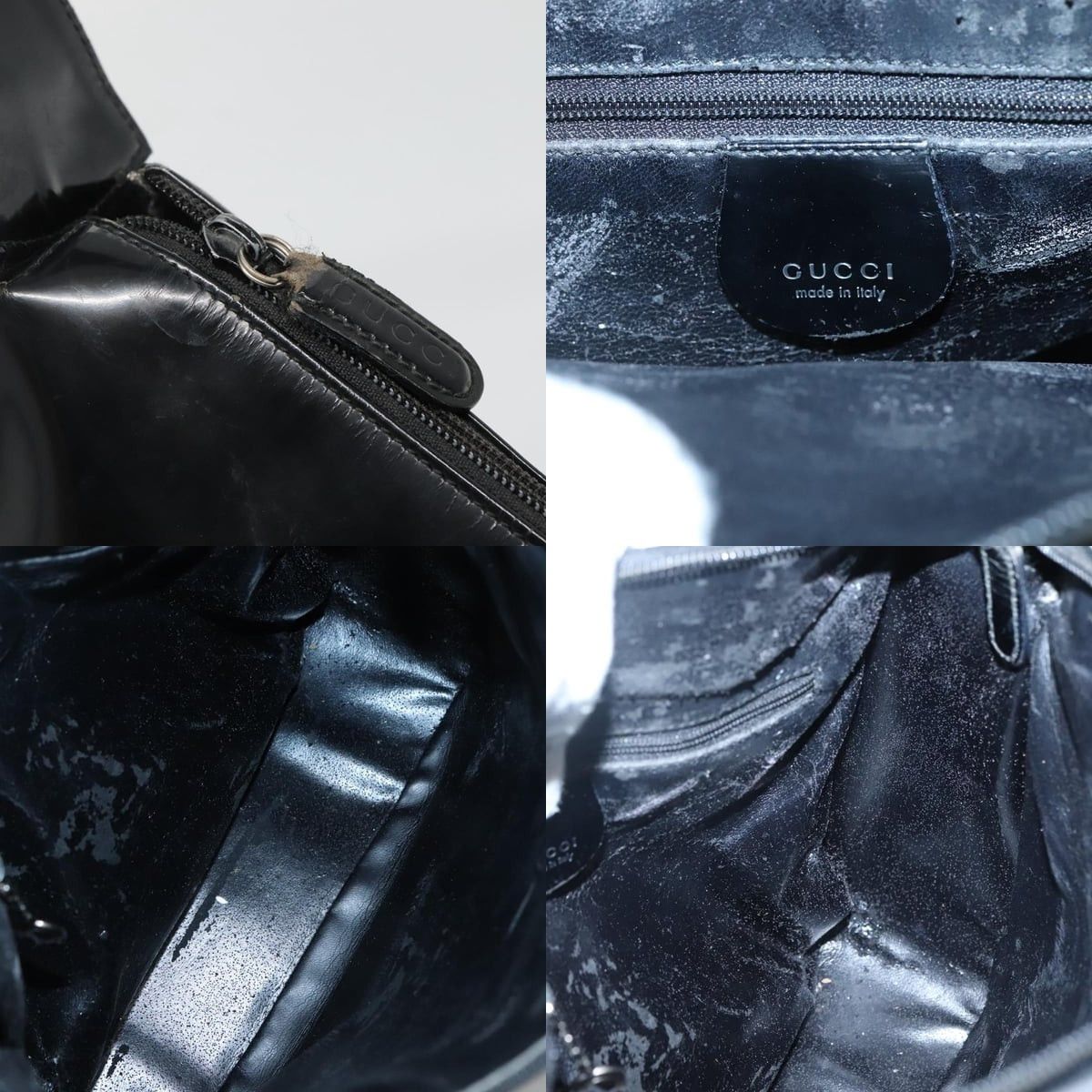 Gucci GUCCI Shoulder Bag Enamel Black 001 3754 001 3754 Size ONE SIZE - 11 Thumbnail