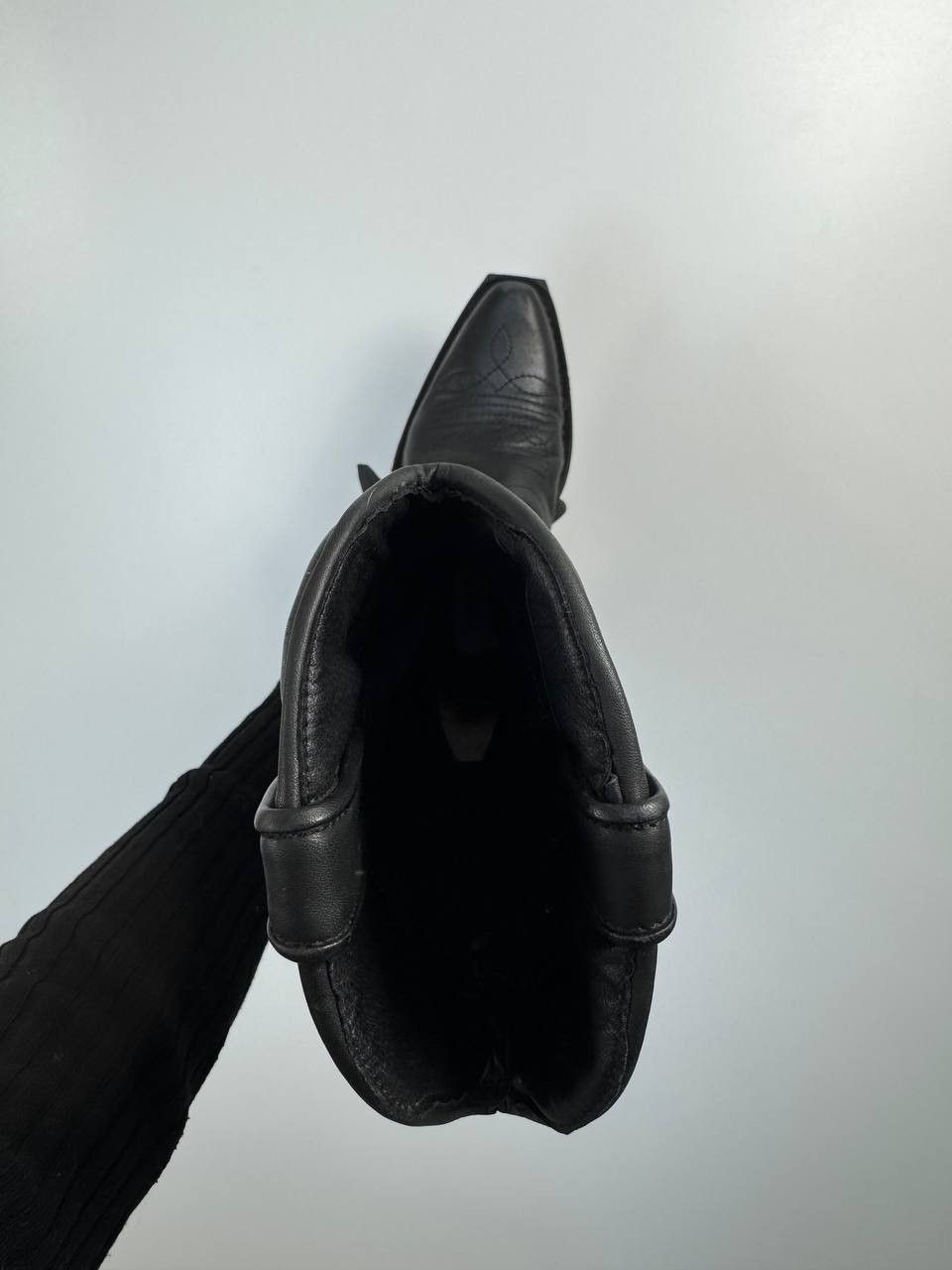 Steve Madden Steve Madden Black Leather Cowboy Boots Womens Size 6 EU 36 Size US 6 / IT 36 - 9 Thumbnail