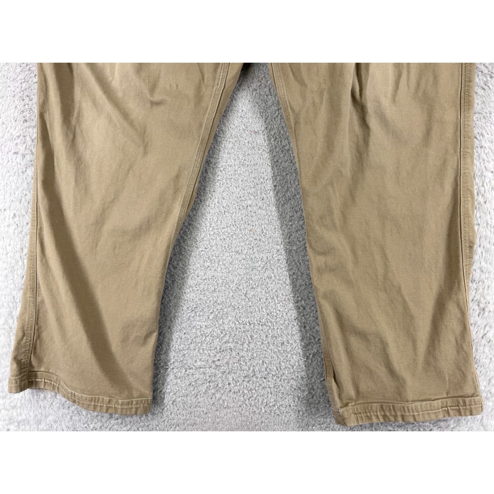 Vintage Duluth Mens Cargo Pants 38 Beige Relaxed Fit Cotton Blend 5-Pocket, Straight Leg, Zip Fly, Canvas Duck Size US 38 / EU 54 - 2 Thumbnail