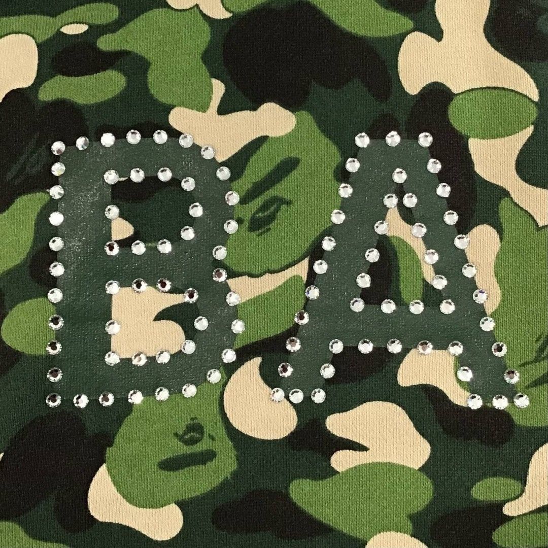 Bape × Swarovski BAPE logo Swarovski full zip hoodie ABC camo a bathing ape Size US L / EU 52-54 / 3 - 4 Thumbnail