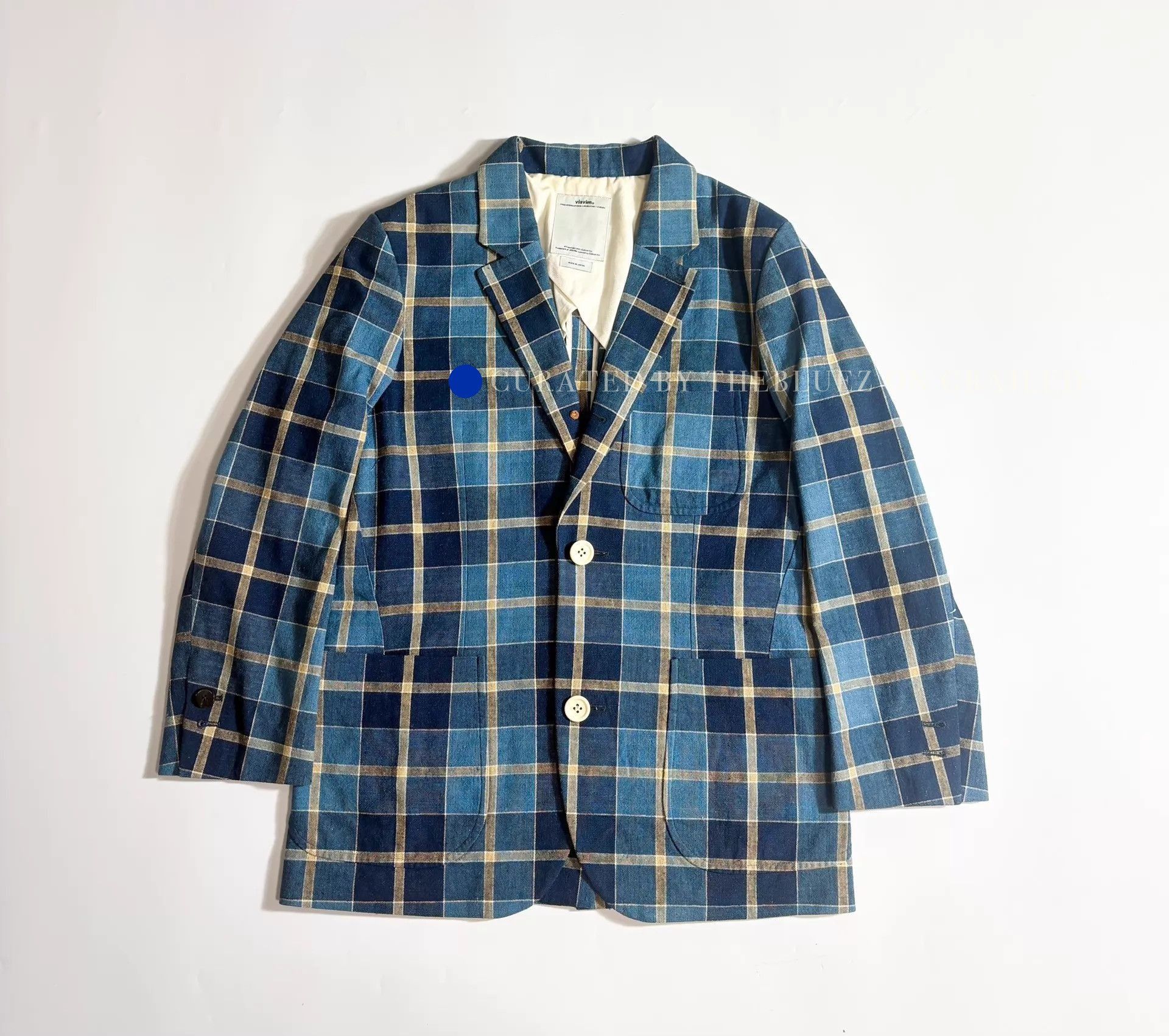 Visvim Vintage Check Blazer in Blue Size US M / EU 48-50 / 2 - 1 Thumbnail