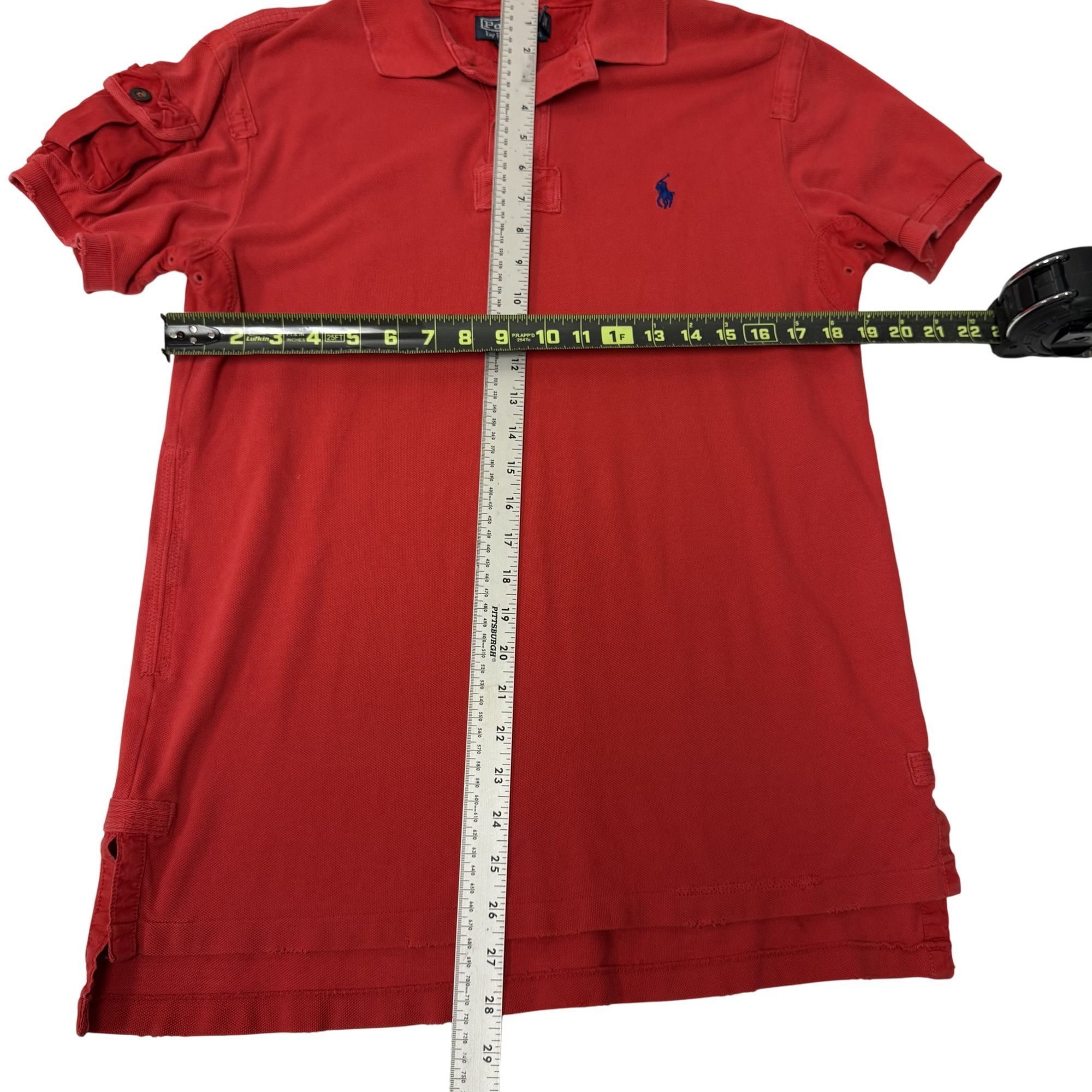 Polo Ralph Lauren Ralph Lauren Vintage Distressed Style Custom Fit Polo Shirt Size US M / EU 48-50 / 2 - 8 Thumbnail