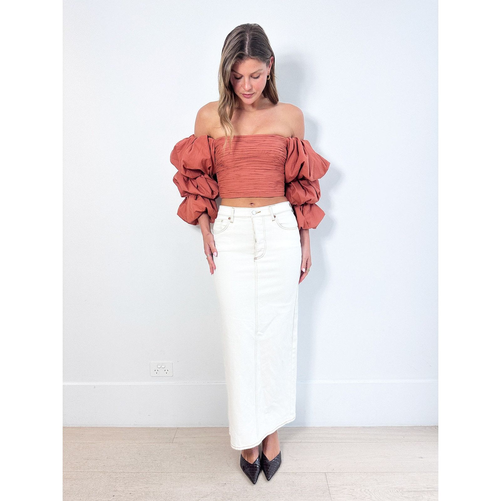 Aje Aje Transcend Puff-Sleeve Top Size S / US 4 / IT 40 - 5 Thumbnail
