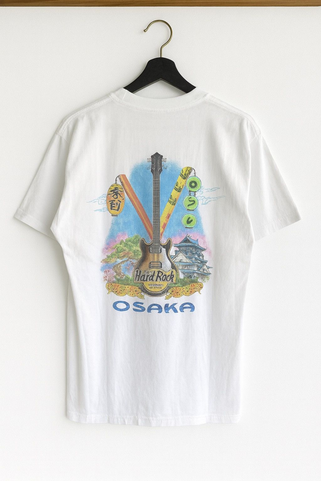Hard Rock Cafe Vintage Hard Rock Cafe Osaka White Heavy Tee Collectible Size US M / EU 48-50 / 2 - 1 Thumbnail