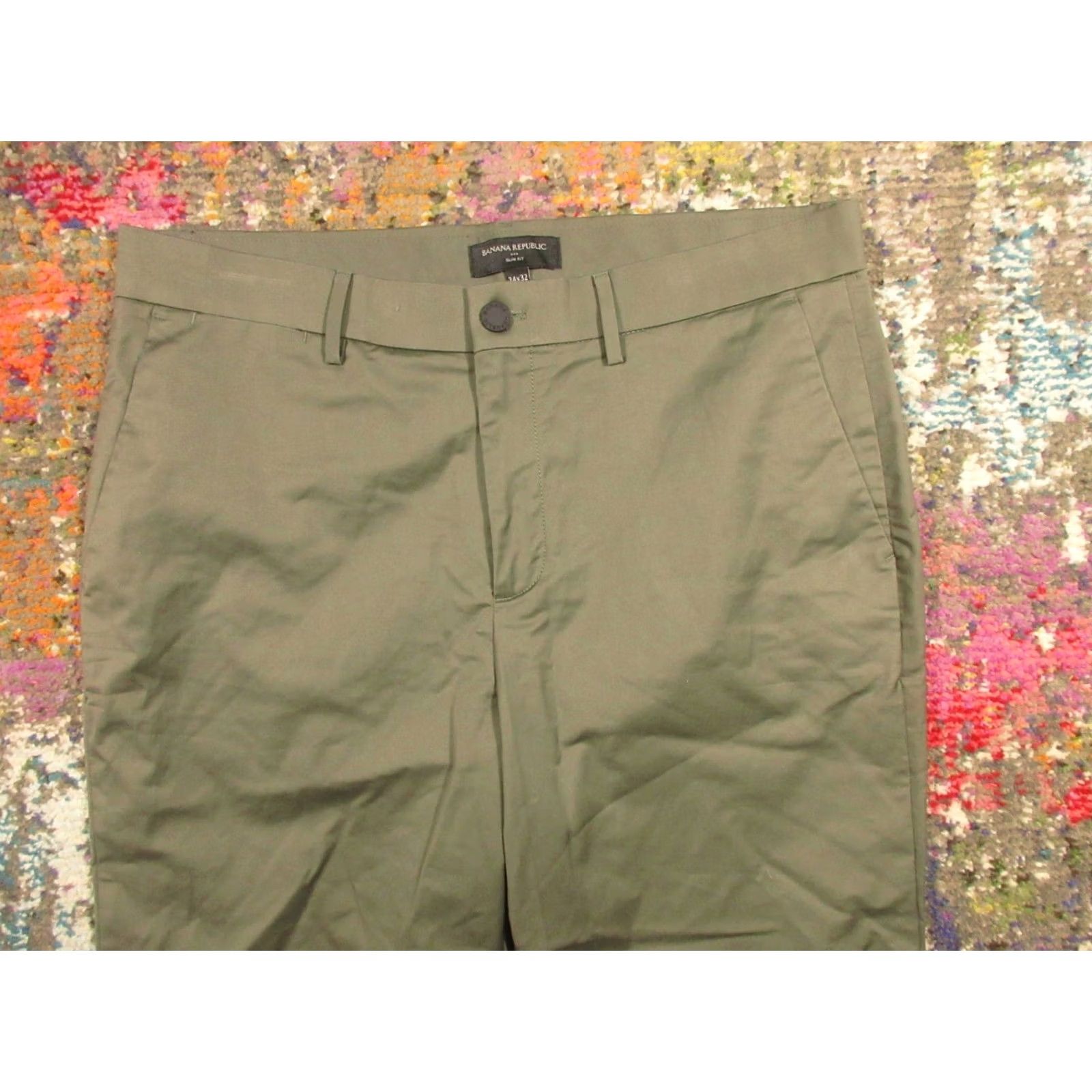 Banana Republic Banana Republic Pants Mens 34x32 Taupe Traveler Slim Stretch Preppy EUC Size US 34 / EU 50 - 4 Thumbnail