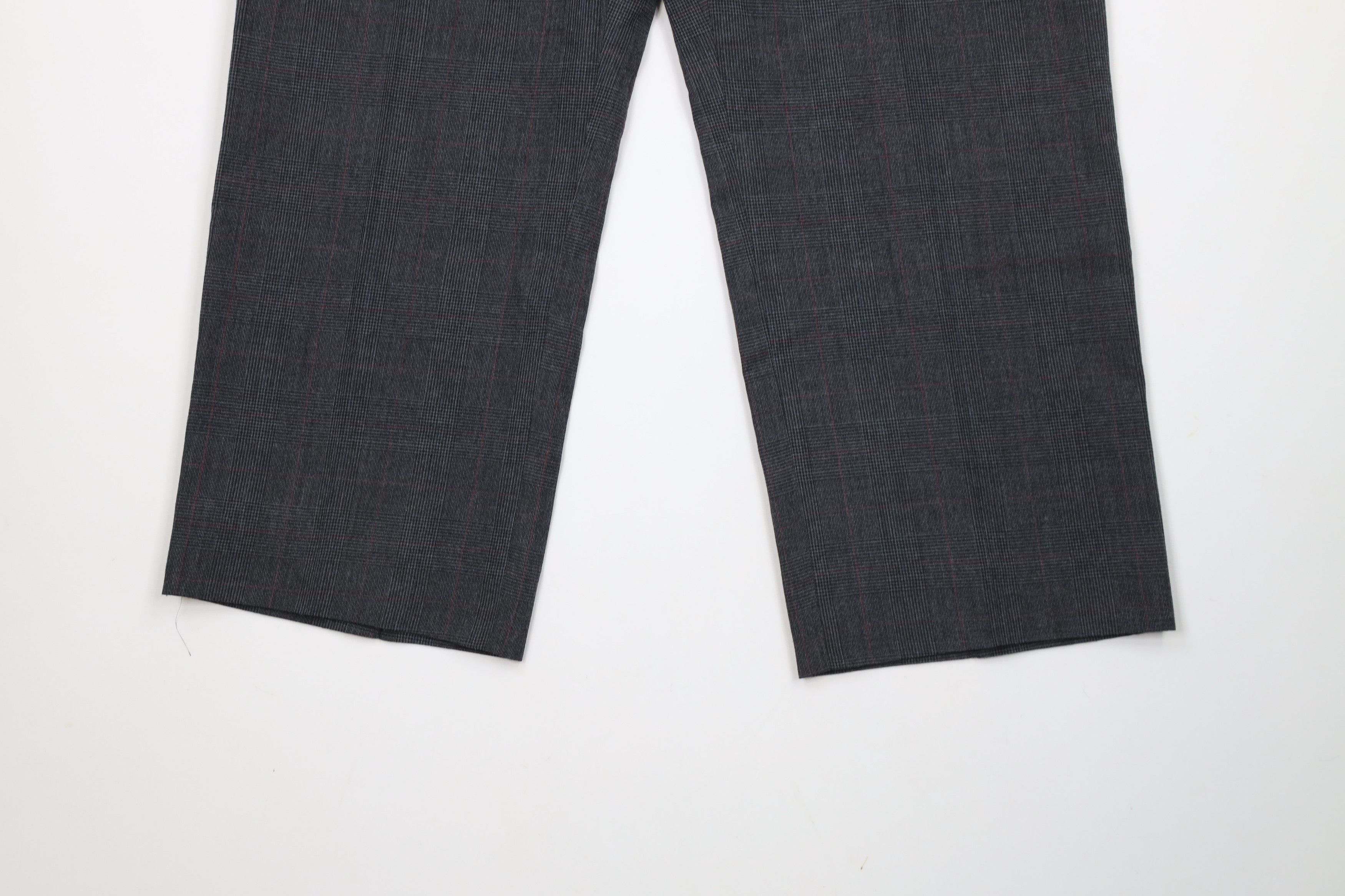 Vintage Vintage 70s Streetwear Wide Leg Chino Pants Trousers Plaid Size US 36 / EU 52 - 4 Thumbnail