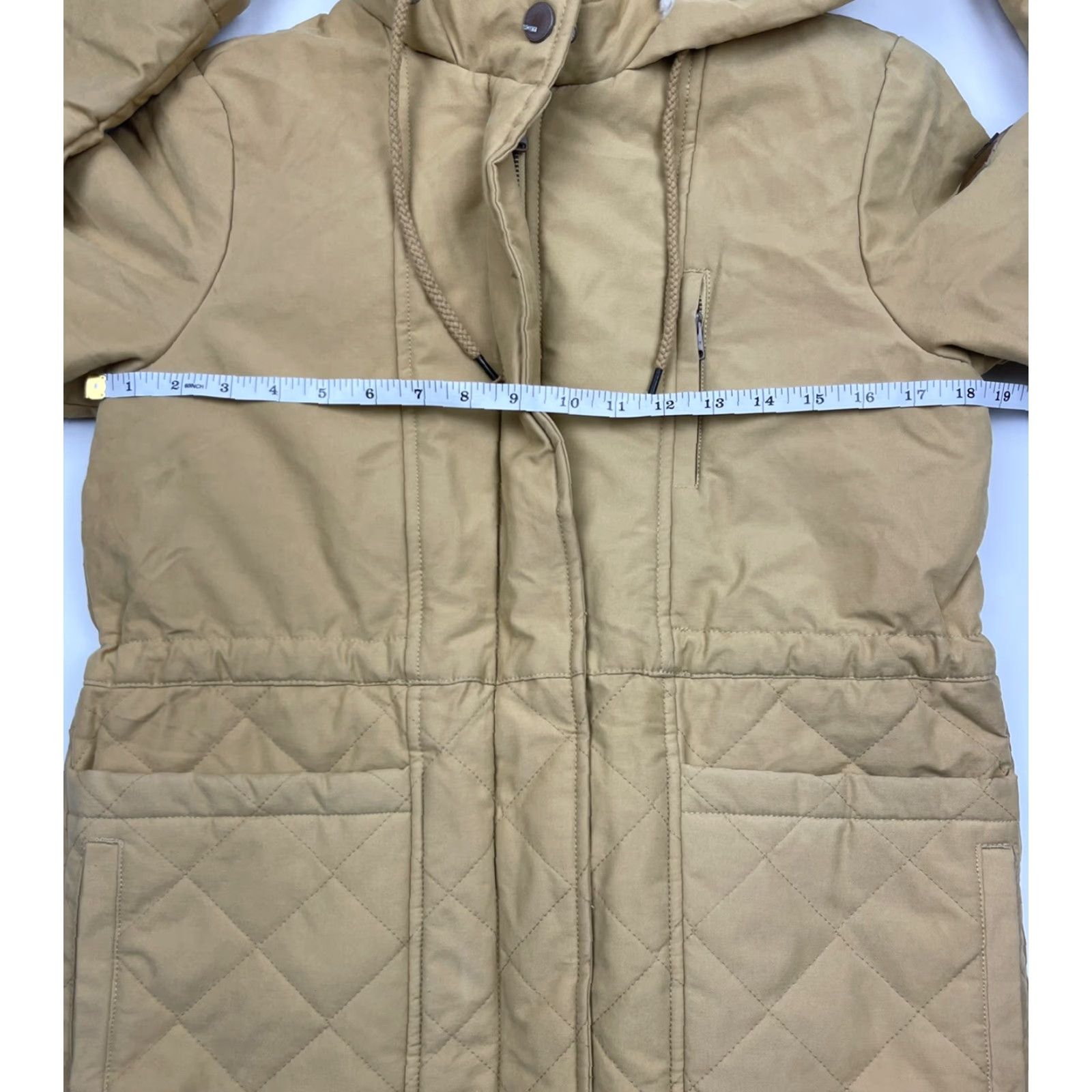 Vintage ROXY Parka Coat Jacket Quilted Hooded Snow Cotton Lined Slim Fit Sz 6 Womens Brown Casual Outdoor Vintage No Size M / US 6-8 / IT 42-44 - 6 Thumbnail
