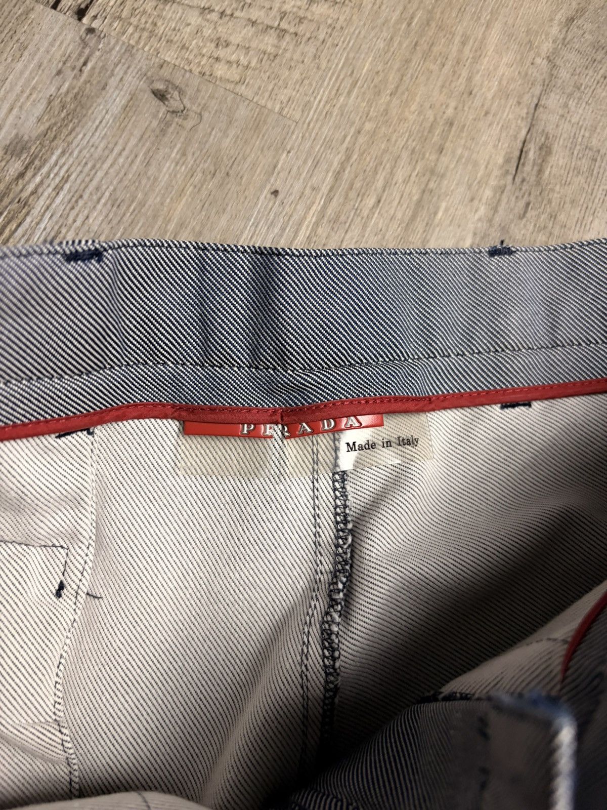 Prada 2000s Prada sport canvas pants blue Size US 34 / EU 50 - 4 Thumbnail