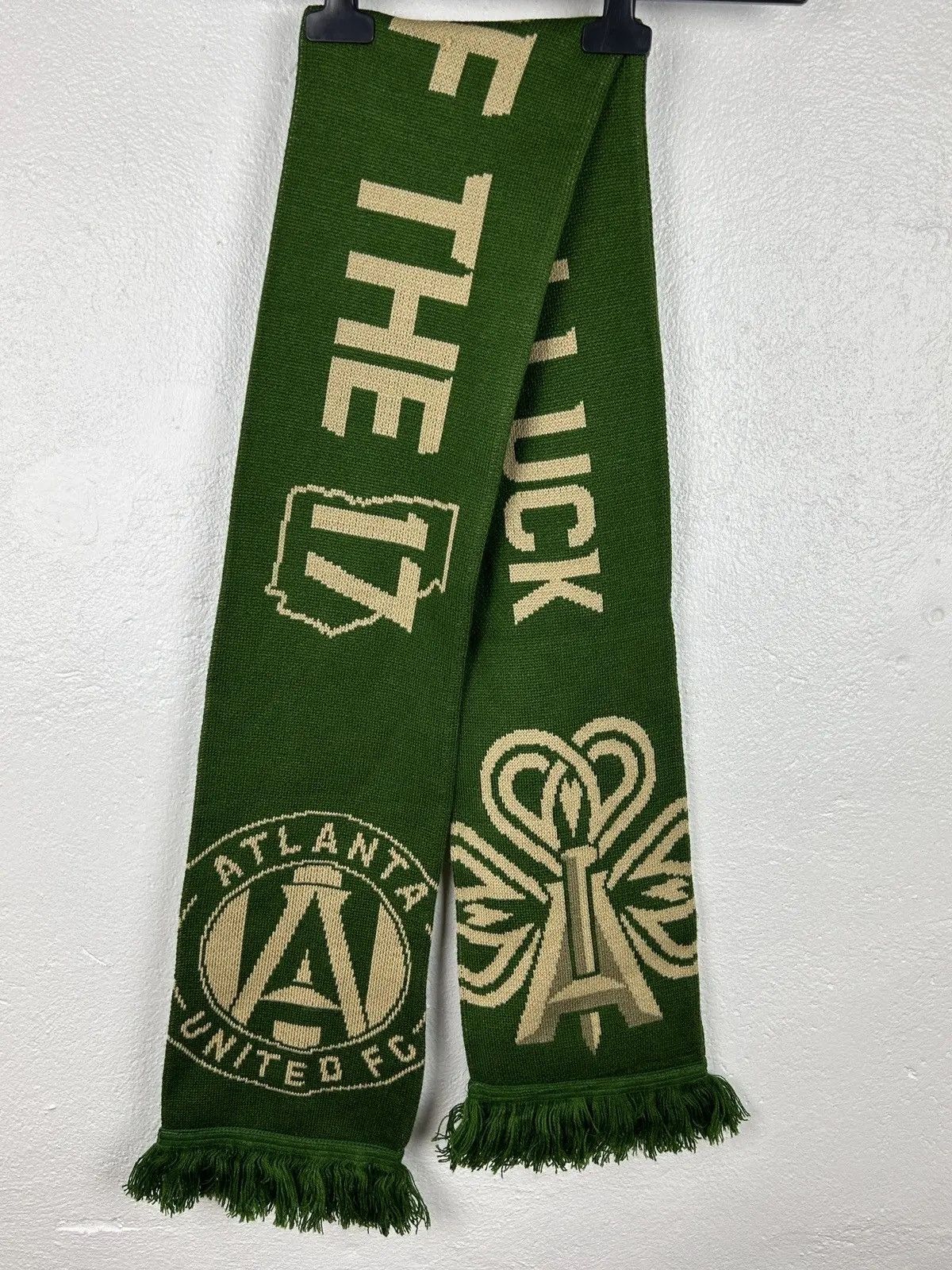 Vintage Atlanta United FC 17 Ruffneck Fanwear Scarf Muffler Size ONE SIZE - 6 Thumbnail