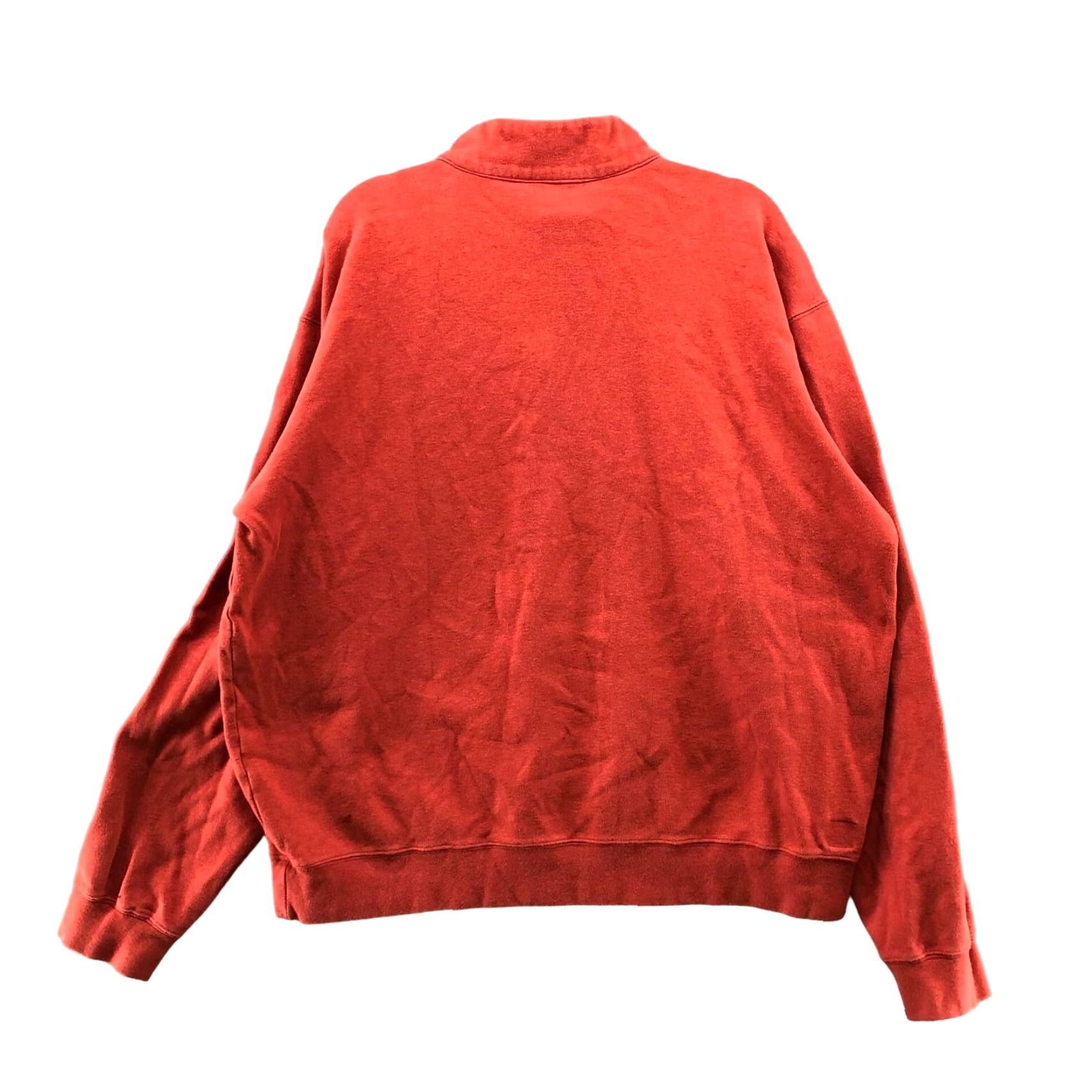Peter Millar Peter Millar Golf Mens XL Sweatshirt 1/4 Zip Pullover Fleece Orange Casual Fall Winter Size US XL / EU 56 / 4 - 2 Thumbnail